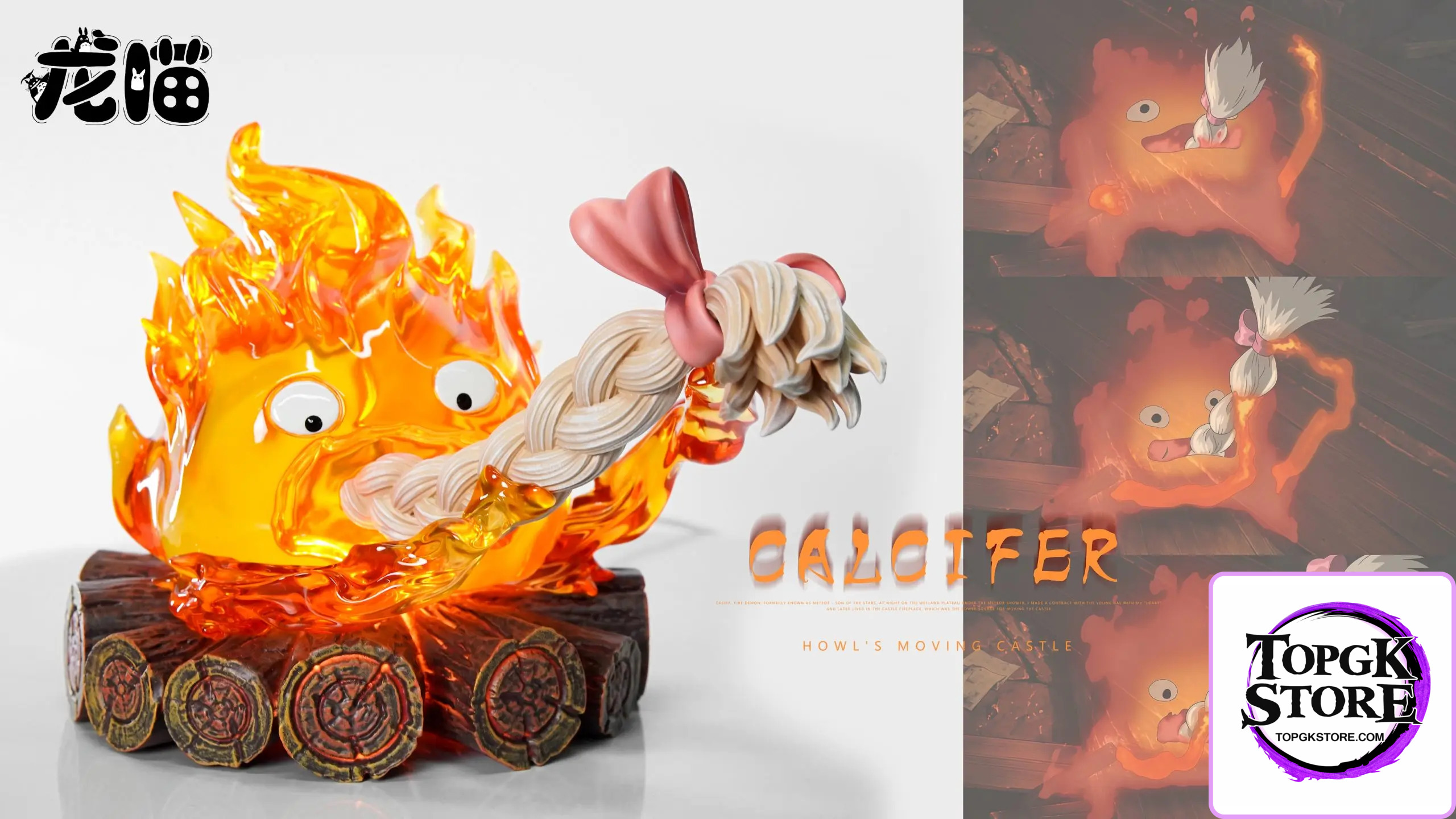 Long Miao Studio – Howl’s Moving Castle Calcifer eating hair - Photo 6 | TopGKStore