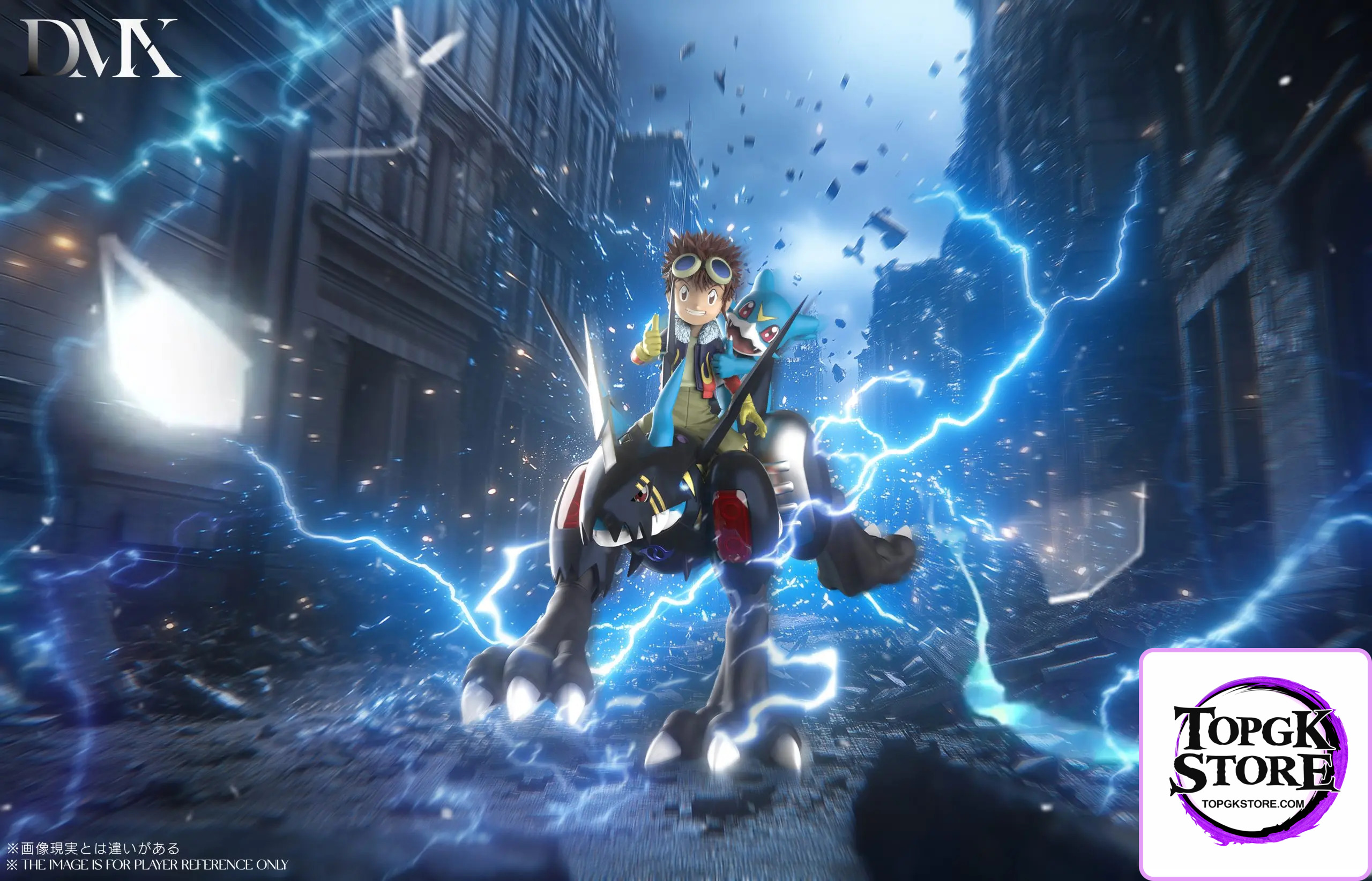 DMX Studio – Digimon Lighdramon & Motomiya Daisuke & V-mon & Fladramon - Photo 1 | TopGKStore