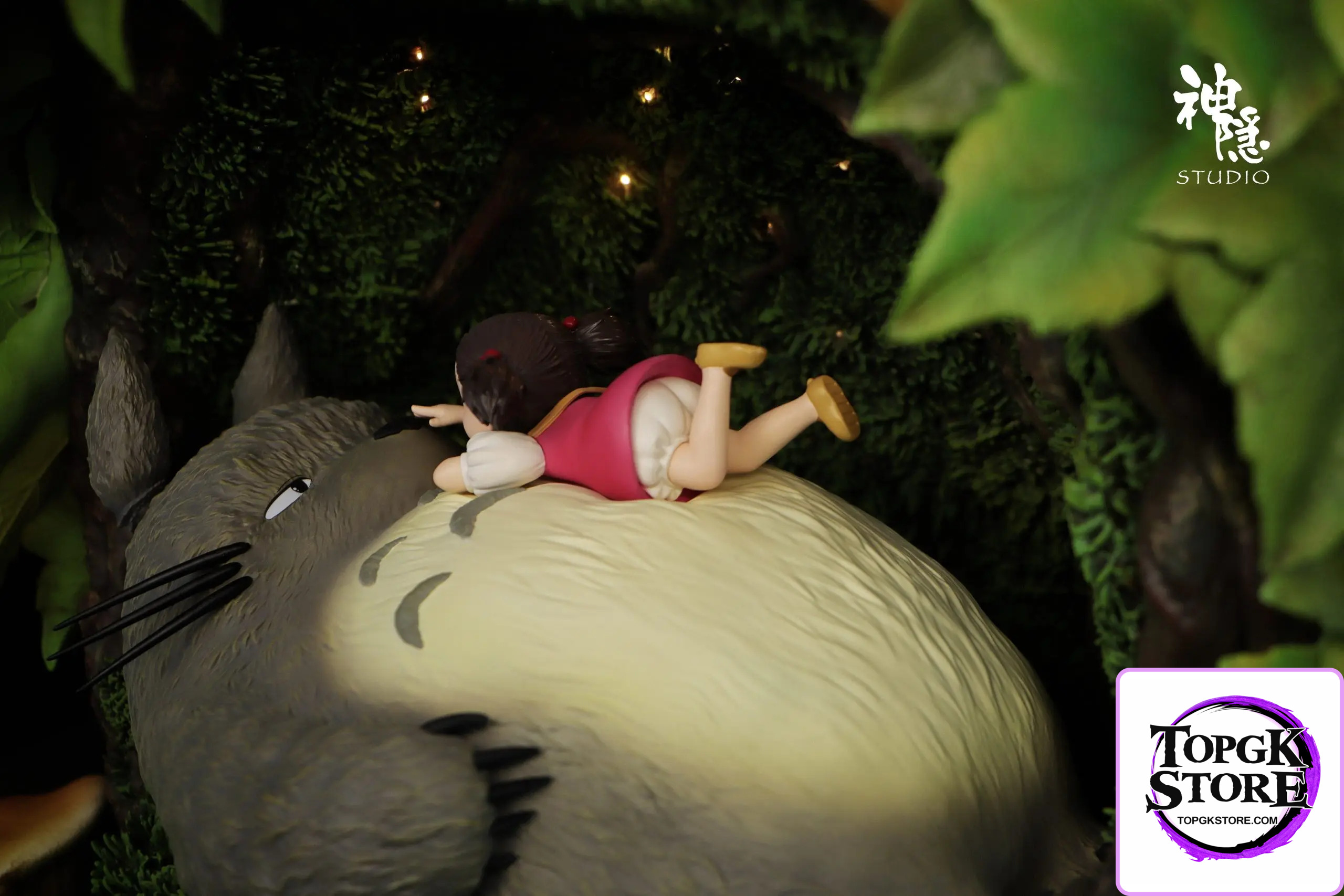 Shen Yin Studio – My Neighbor Totoro Silhouette Moment Series Resting in the Tree Hole - Photo 3 | TopGKStore