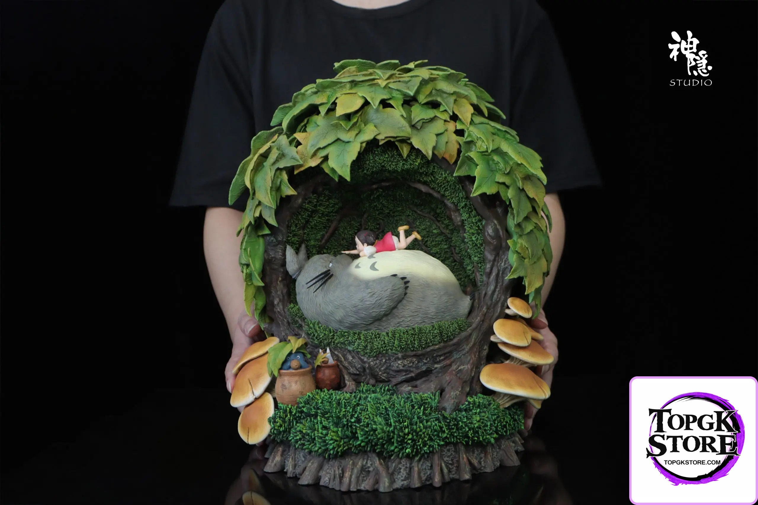 Shen Yin Studio – My Neighbor Totoro Silhouette Moment Series Resting in the Tree Hole - Photo 10 | TopGKStore