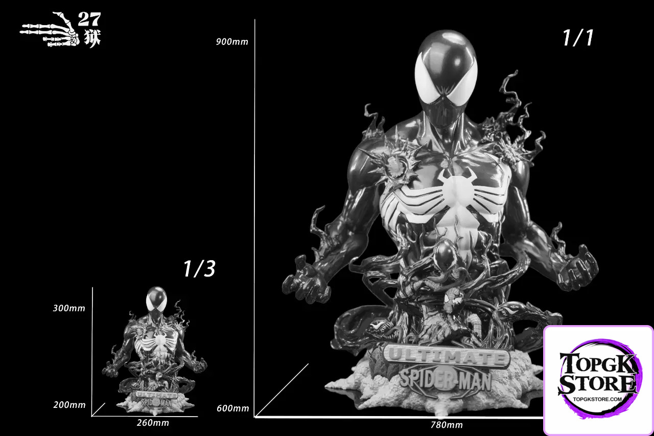 27abyss Studio – Marvel Spider-Man Bust Series #2 Symbiosis - Photo 12 | TopGKStore