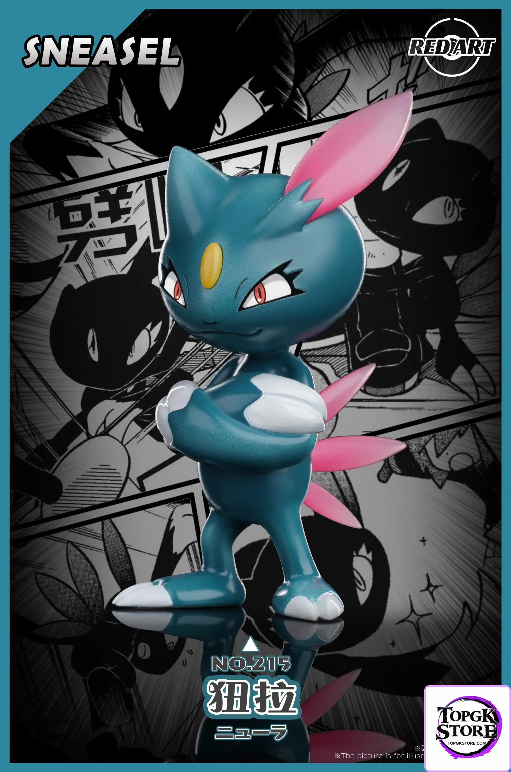 RED ART Studio – Pokémon Speical Silver & Murkrow & Sneasel & Croconaw - Photo 4 | TopGKStore