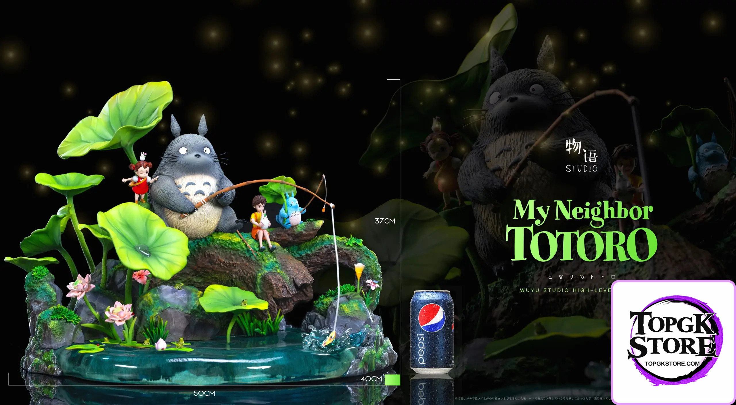 Wu Yu Studio – My Neighbor Totoro Memories Series 01 Totoro by the Lotus Pond - Photo 9 | TopGKStore