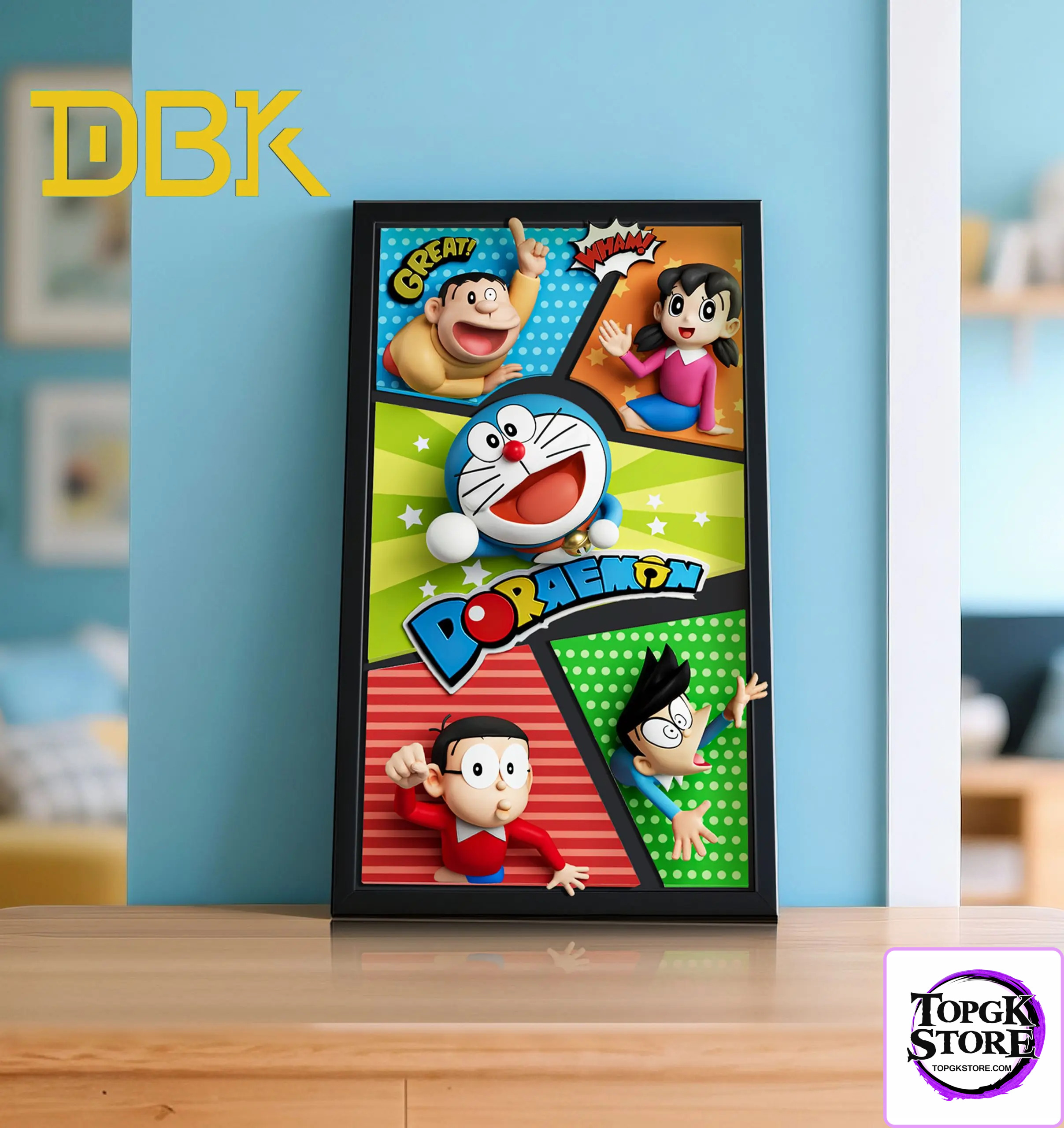 DBK Studio – Doraemon Fridge Magnet Set - Photo 1 | TopGKStore