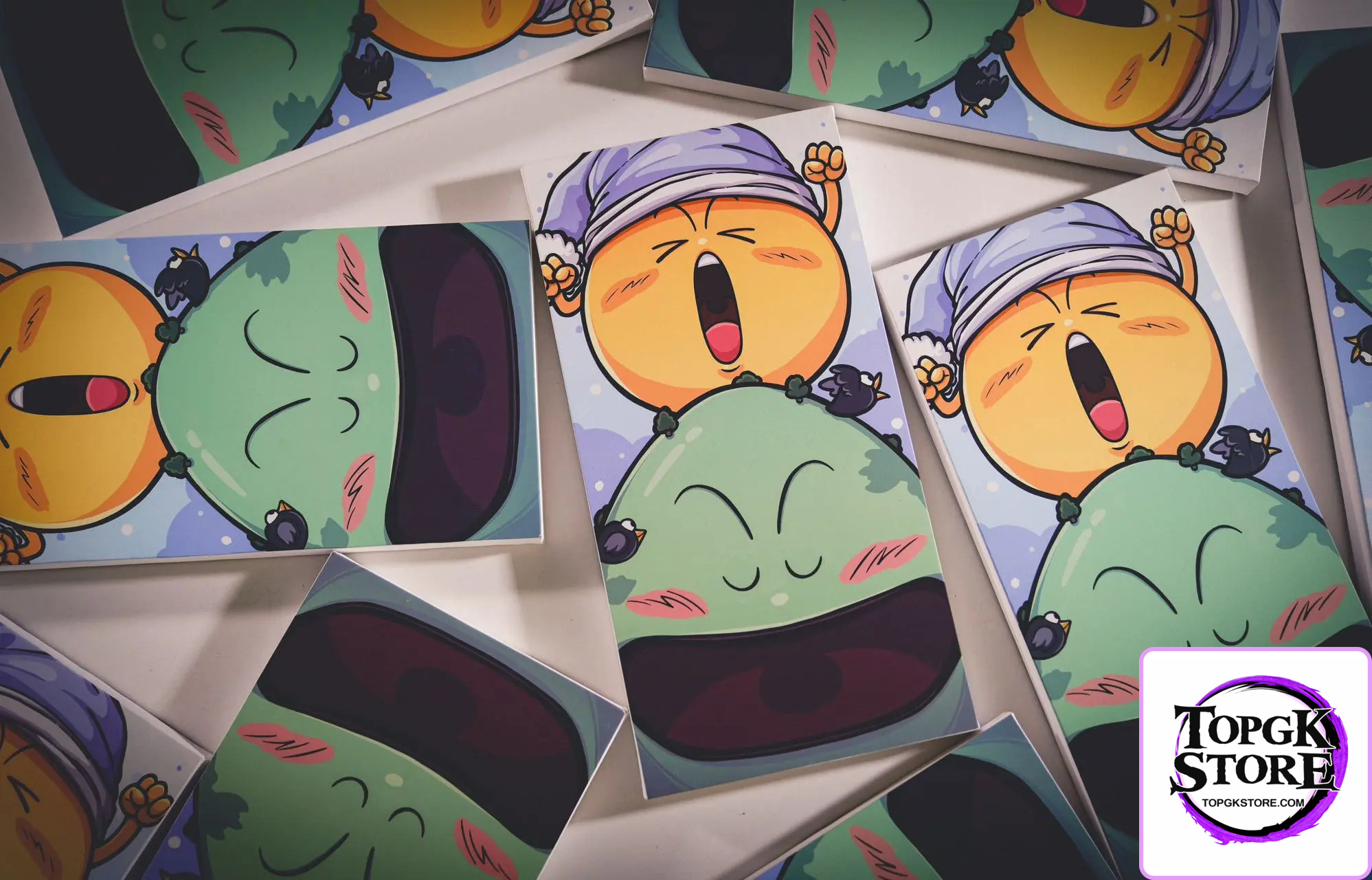 ZOR Studio – Dr. Slump Hand Painted Art Poster Penguin Village Smiley Squad - Photo 7 | TopGKStore