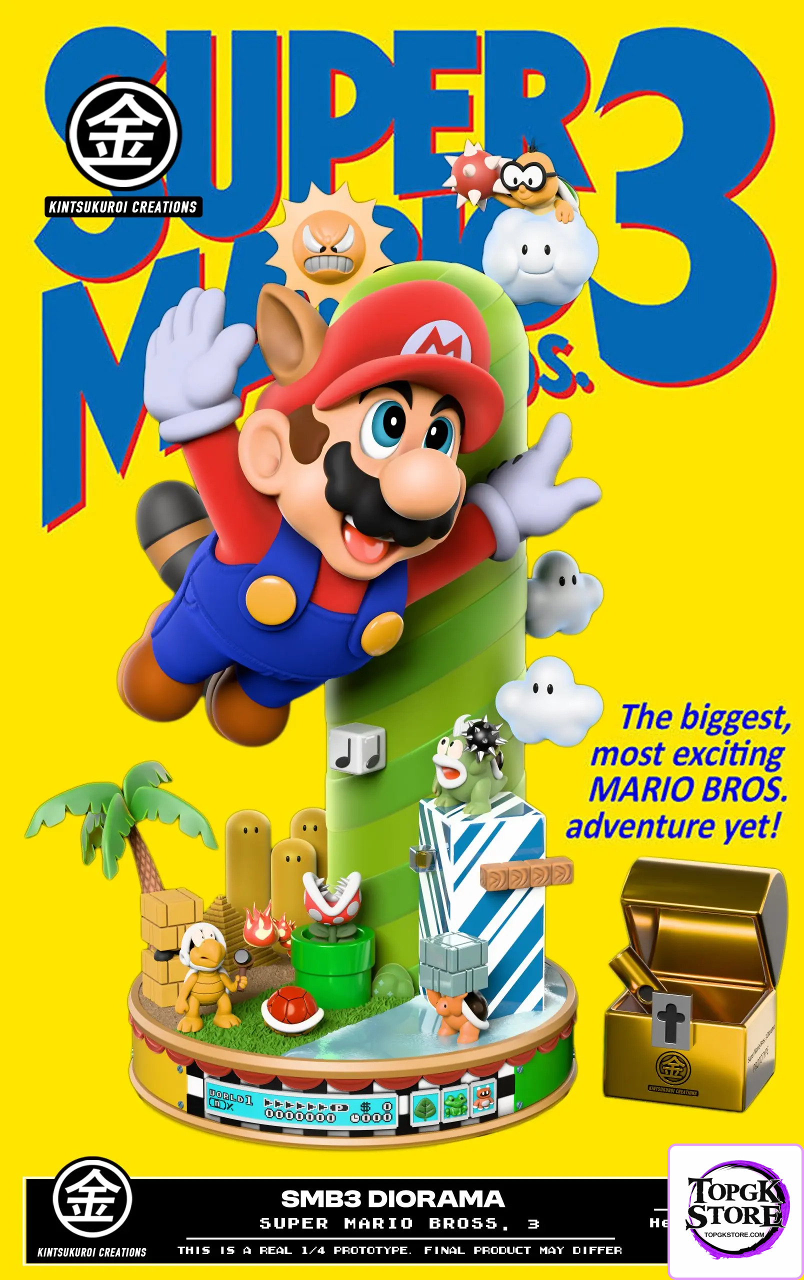Kintsukuroi Creations Studio – Super Mario Bros. 3 Mario - Photo 1 | TopGKStore