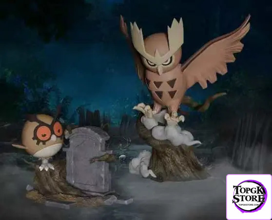Mo Yu Studio – Pokémon 1/20 Noctowl & Hoothoot - Photo 1 | TopGKStore