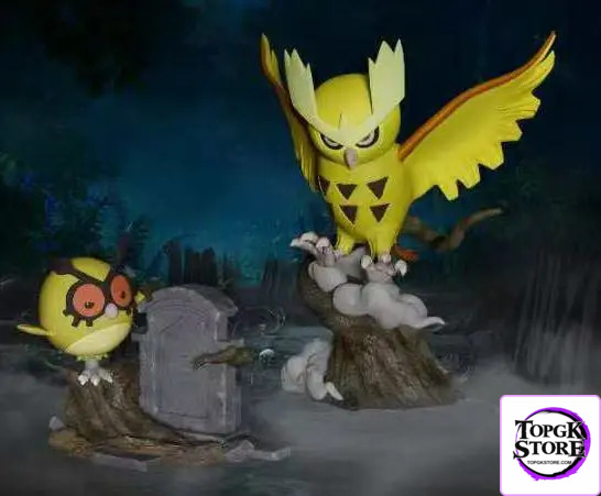 Mo Yu Studio – Pokémon 1/20 Noctowl & Hoothoot - Photo 2 | TopGKStore