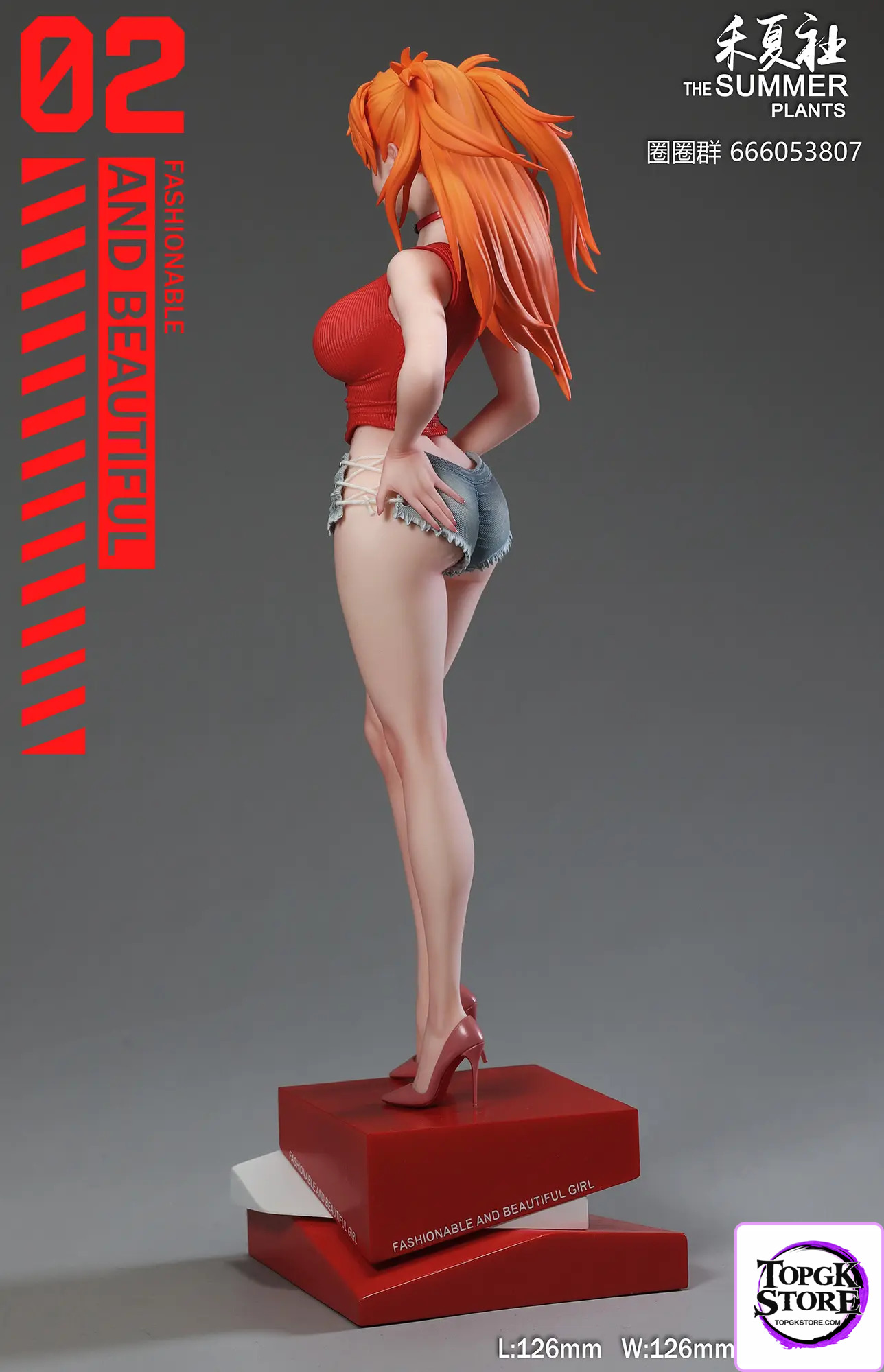 THE SUMMER PLANTS Studio – Neon Genesis Evangelion Summer Girlfriend Series Campus Belle Asuka - Photo 6 | TopGKStore