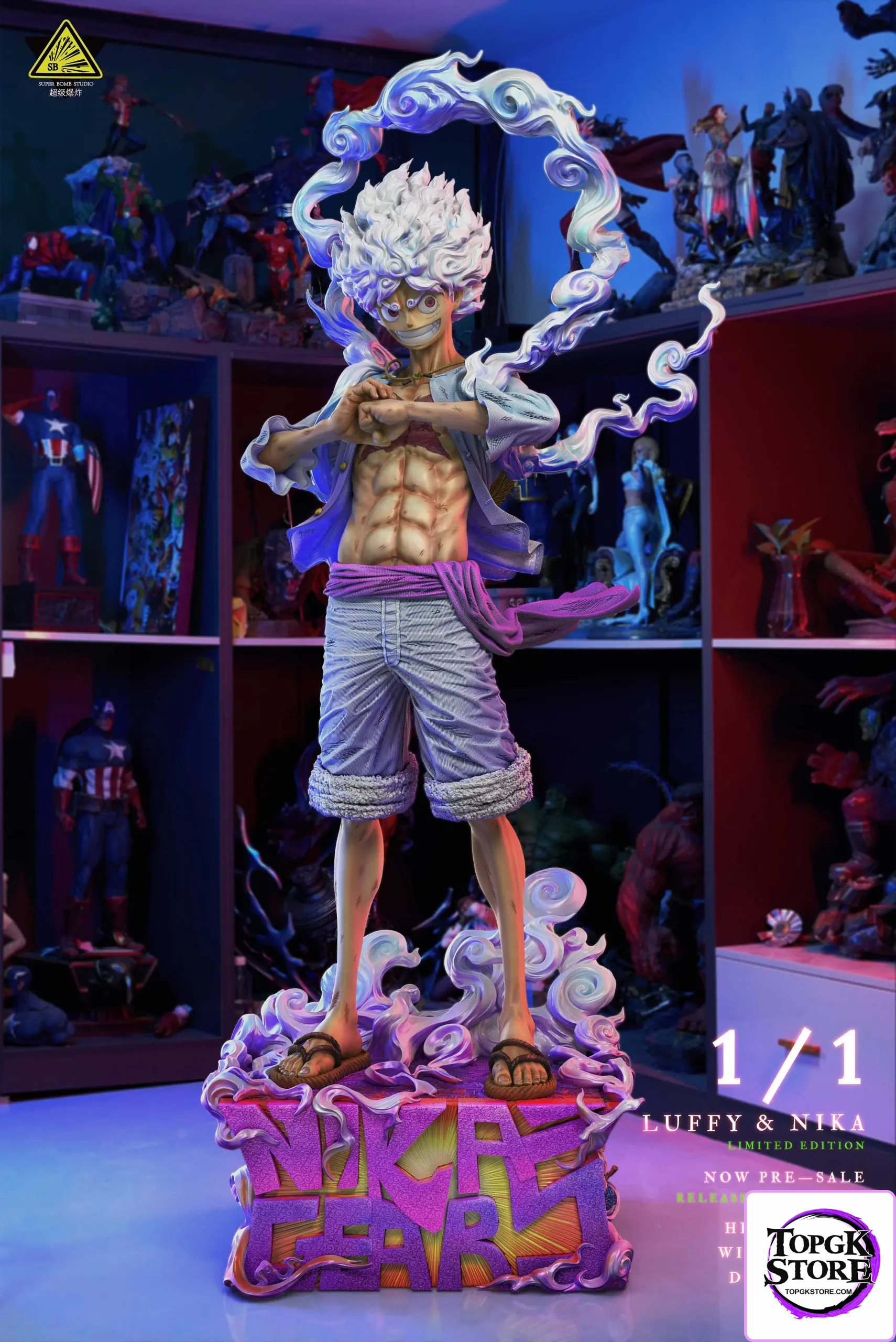 Super Bomb Studio – One Piece 1/1 & 1/2 Nikka Luffy 2.0 - Photo 1 | TopGKStore