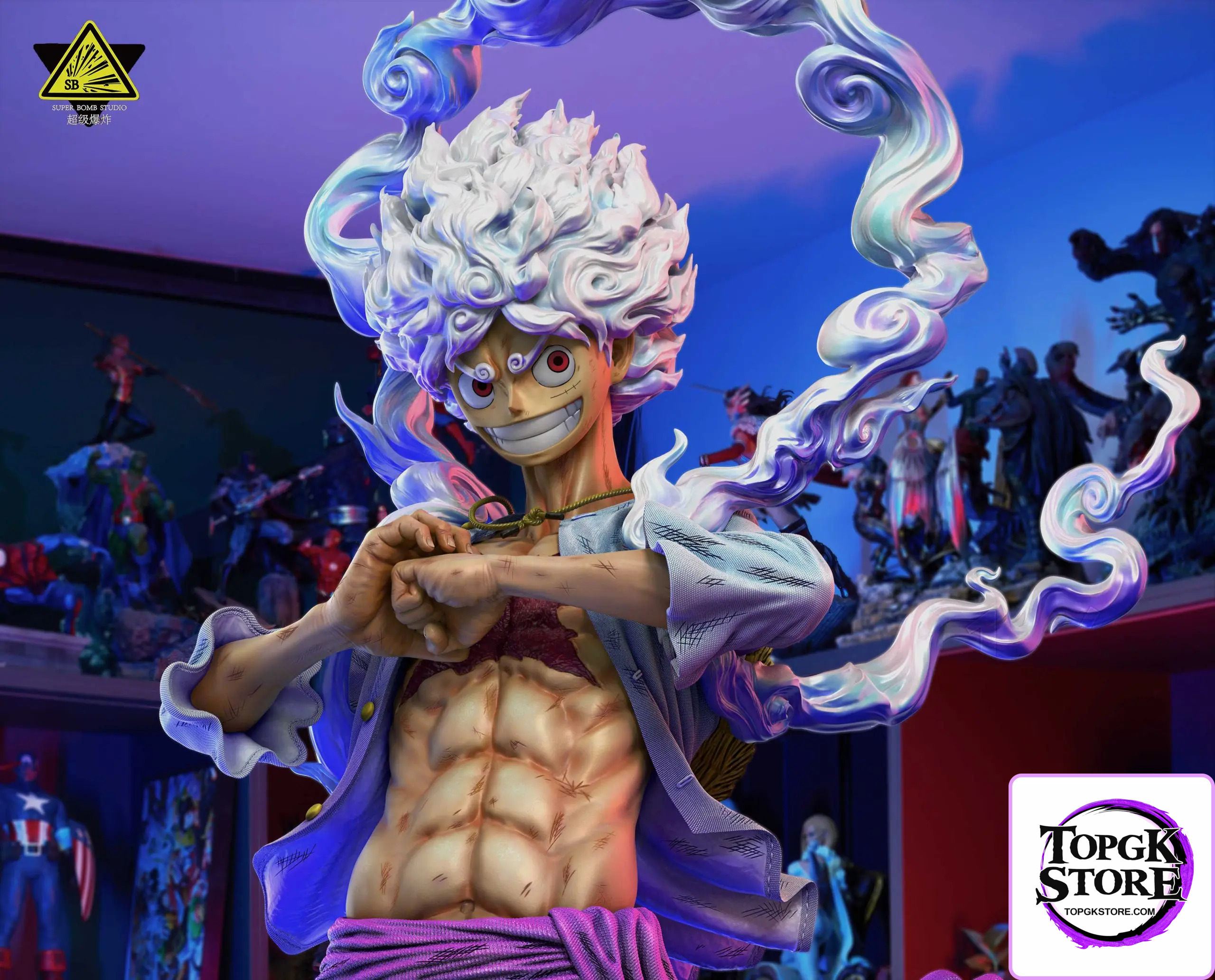 Super Bomb Studio – One Piece 1/1 & 1/2 Nikka Luffy 2.0 - Photo 3 | TopGKStore