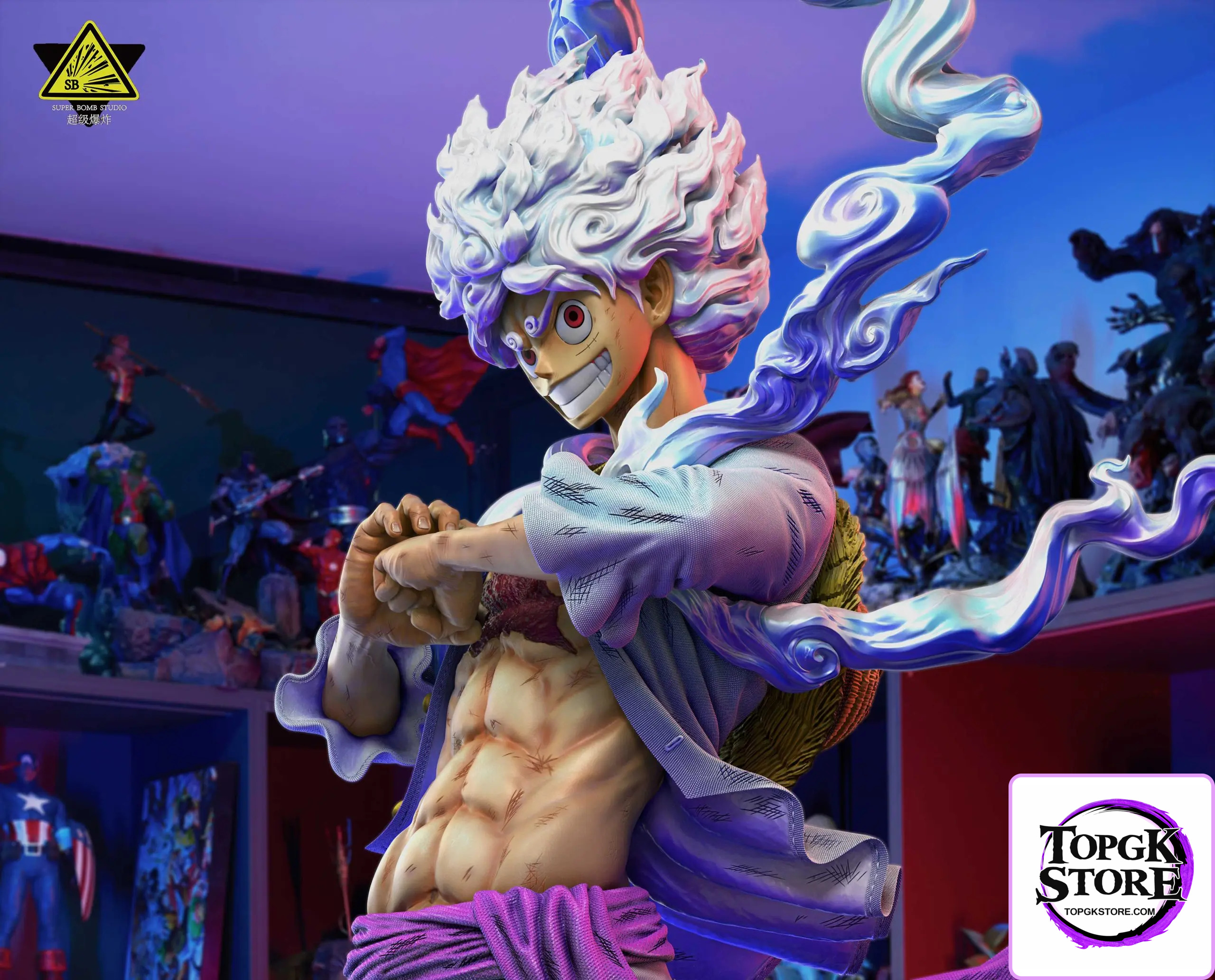 Super Bomb Studio – One Piece 1/1 & 1/2 Nikka Luffy 2.0 - Photo 6 | TopGKStore