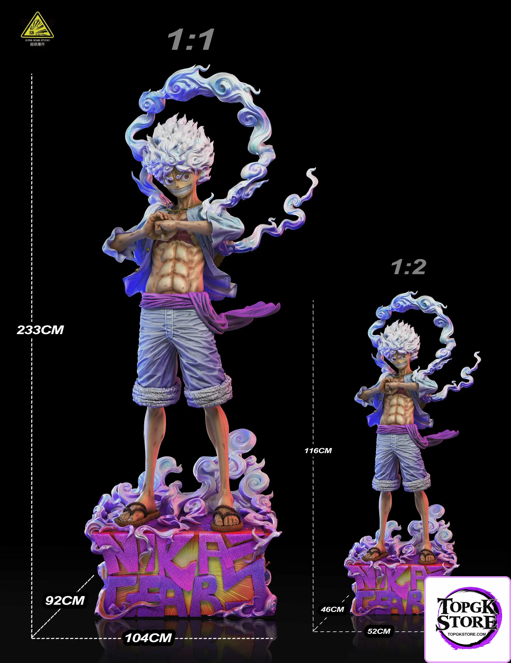 Super Bomb Studio – One Piece 1/1 & 1/2 Nikka Luffy 2.0 - Photo 5 | TopGKStore