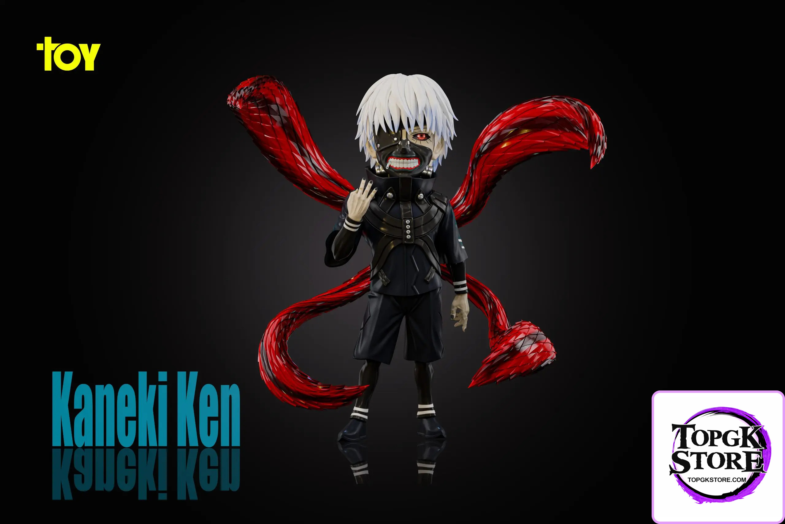 DK Studio & TOY Studio – Tokyo Ghoul Anime IP Protagonist Resonance Series 06 Ken Kaneki - Photo 2 | TopGKStore