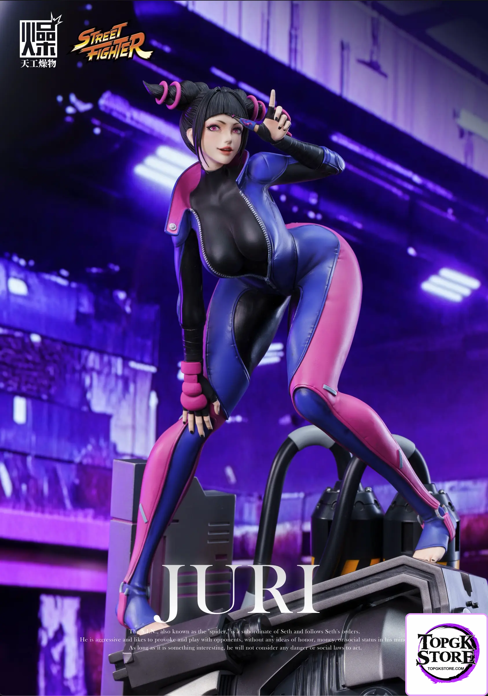TGZW Studio – Capcom Officially Licensed Han Juri Statue (Licensed) - Photo 1 | TopGKStore