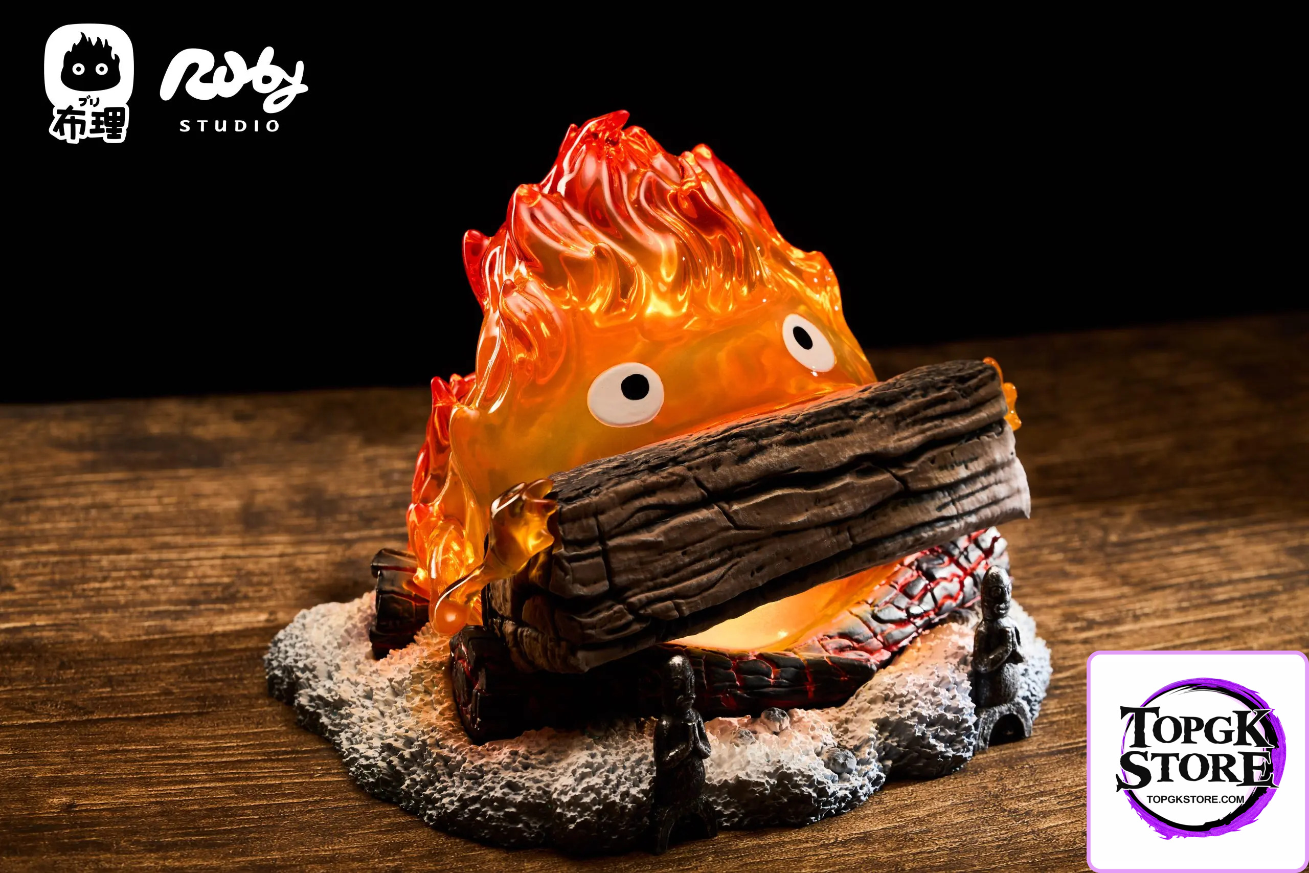 Ruby ​​Studio & Buri Studio – Howl’s Moving Castle Calcifer Night Light - Photo 1 | TopGKStore