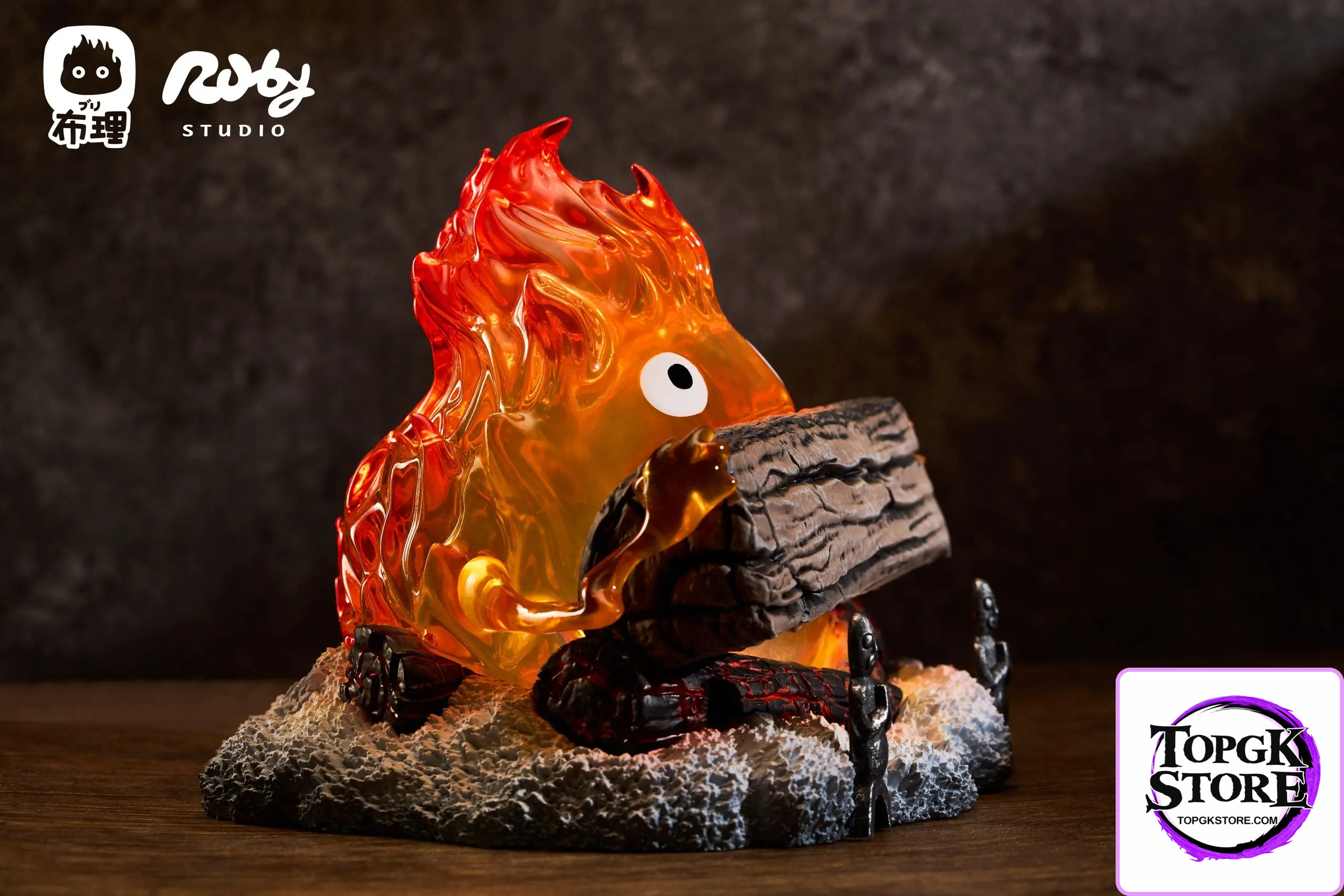 Ruby ​​Studio & Buri Studio – Howl’s Moving Castle Calcifer Night Light - Photo 2 | TopGKStore