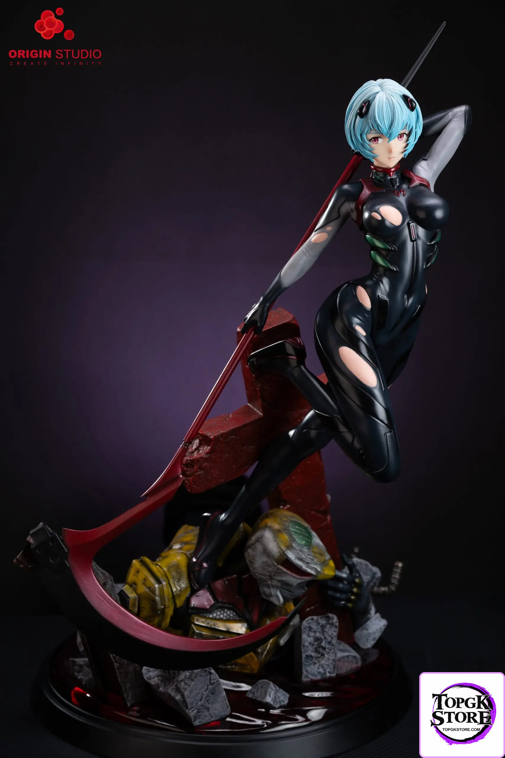 ORIGIN Studio – Neon Genesis Evangelion Black Combat Suit Ayanami Rei - Photo 1 | TopGKStore