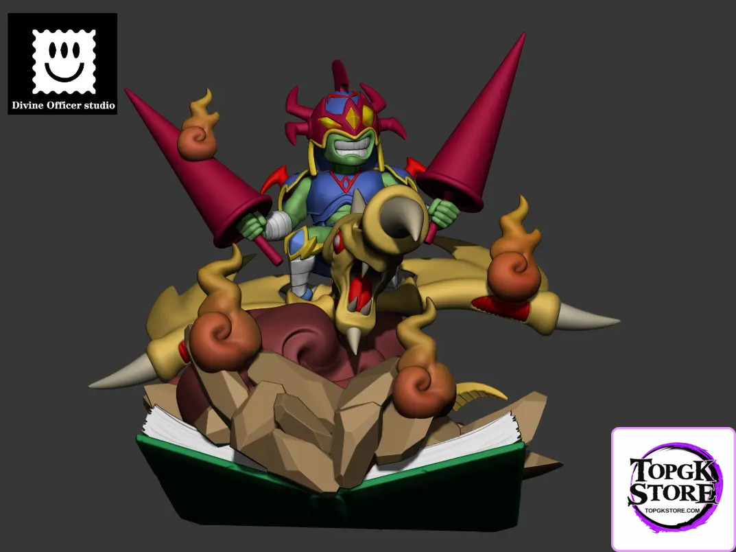 Divine Officer Studio – Yu-Gi-Oh Cartoon Gaia the Dragon Champion - Photo 1 | TopGKStore