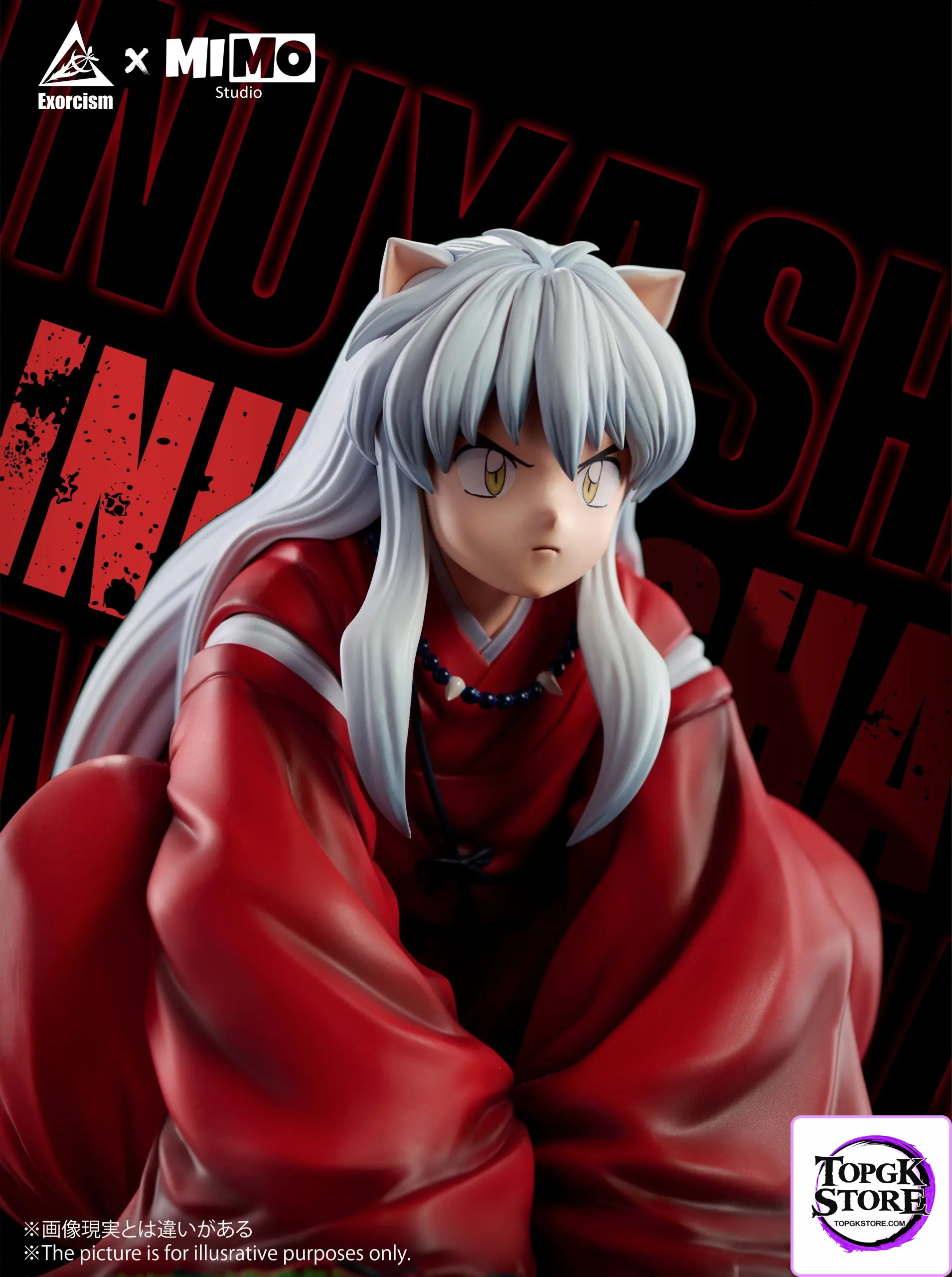 Mimo Studio & Exorcism Studio – Inuyasha Dual Form Statue - Photo 3 | TopGKStore