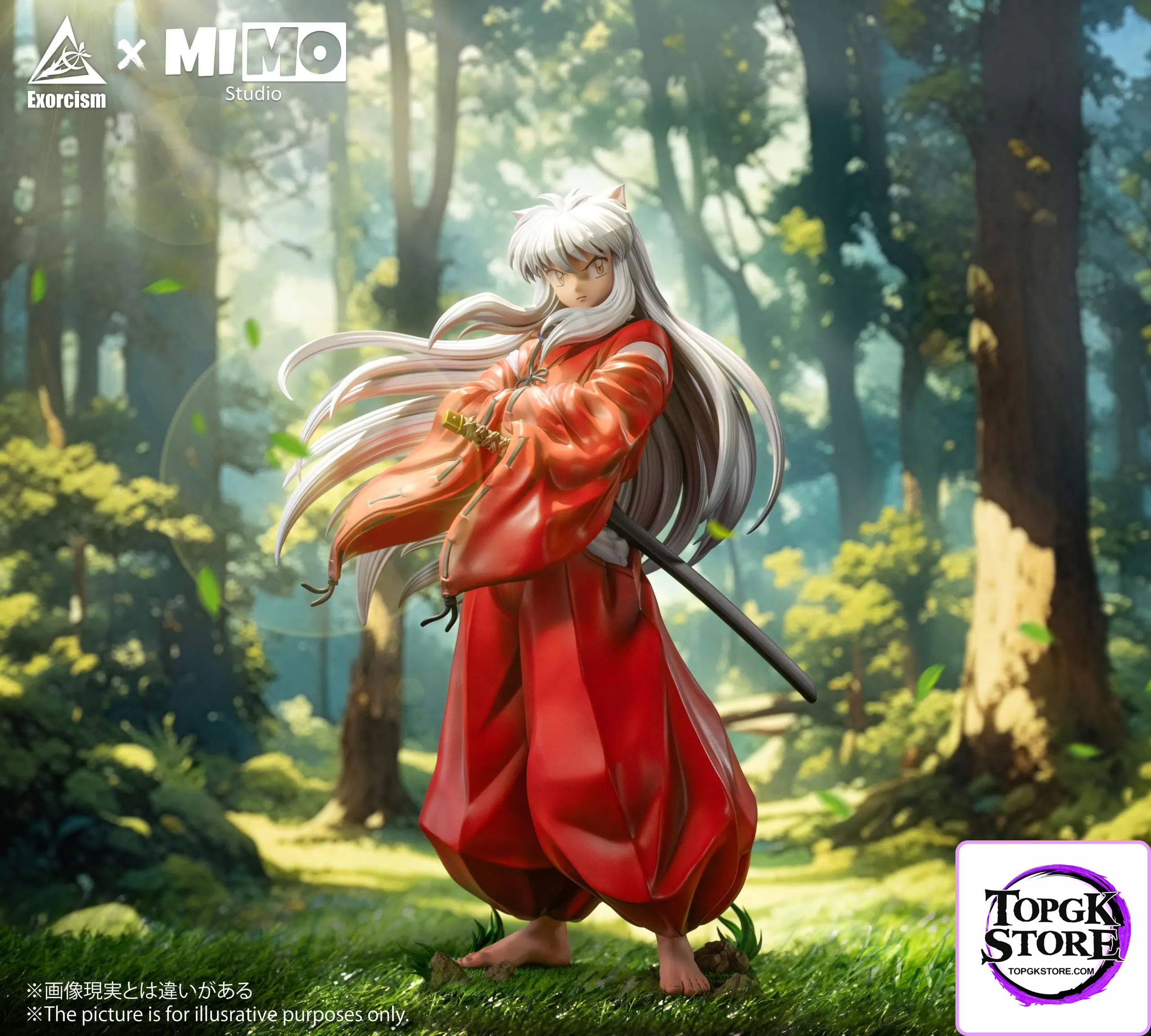 Mimo Studio & Exorcism Studio – Inuyasha Dual Form Statue - Photo 1 | TopGKStore
