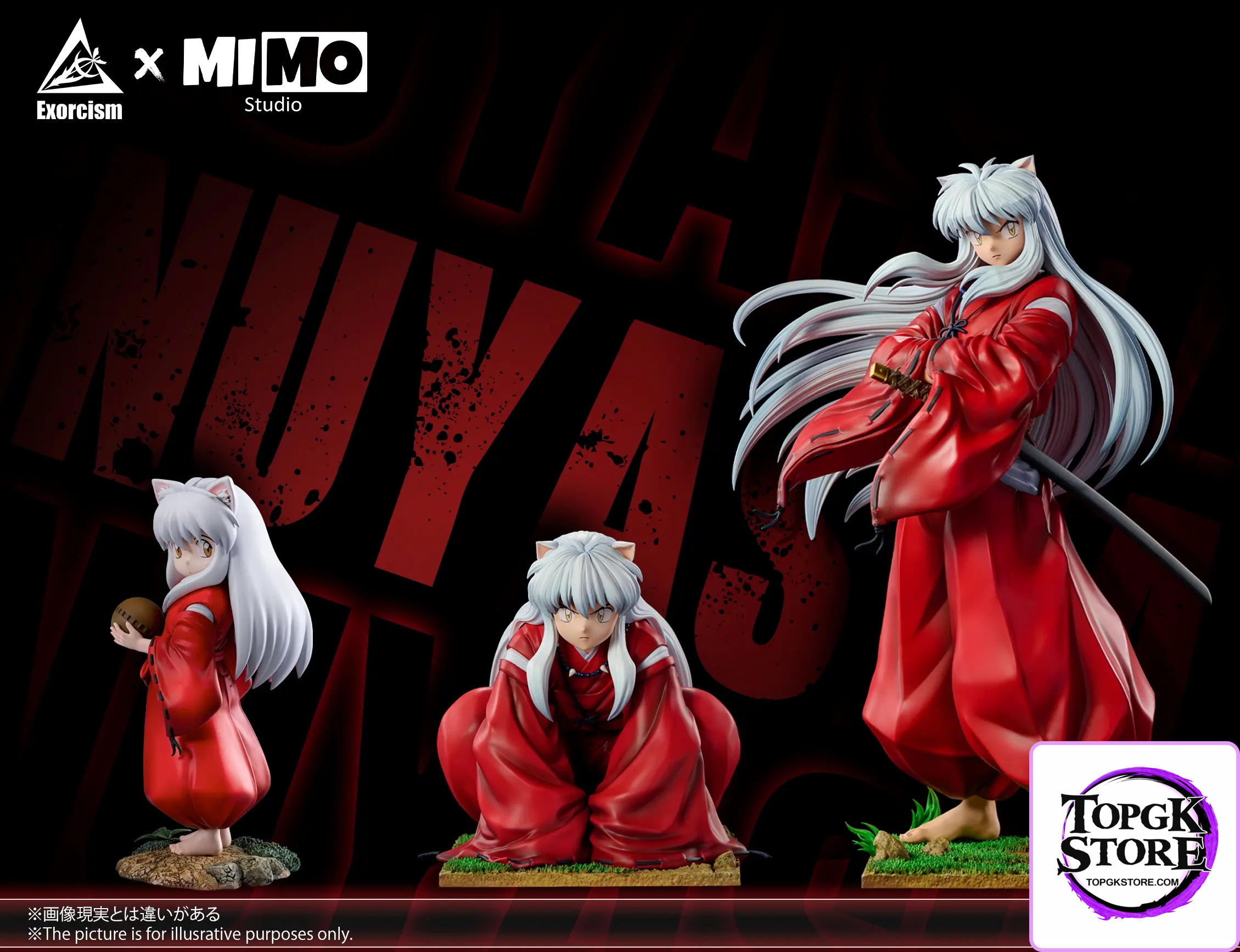 Mimo Studio & Exorcism Studio – Inuyasha Dual Form Statue - Photo 11 | TopGKStore