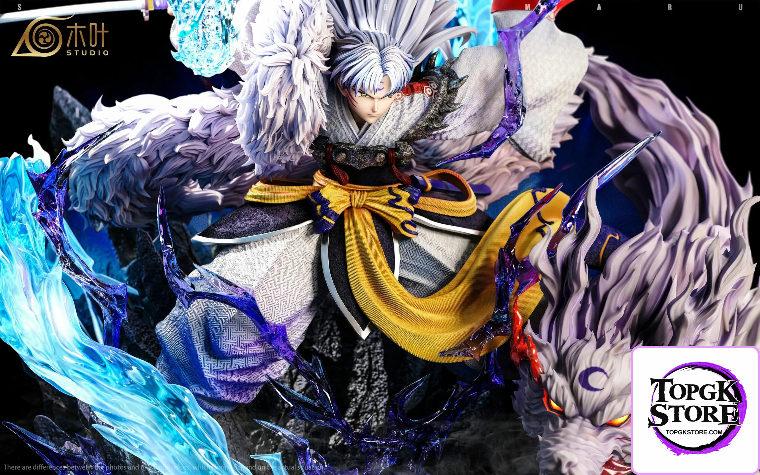 Konoha Studio – Inuyasha Light Carving Series 001 Sesshomaru - Photo 2 | TopGKStore