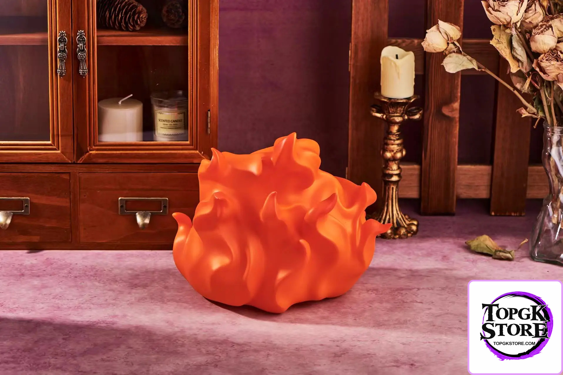 Hit Face Studio – Howl’s Moving Castle Calcifer Pat Light & Coin Bank - Photo 6 | TopGKStore
