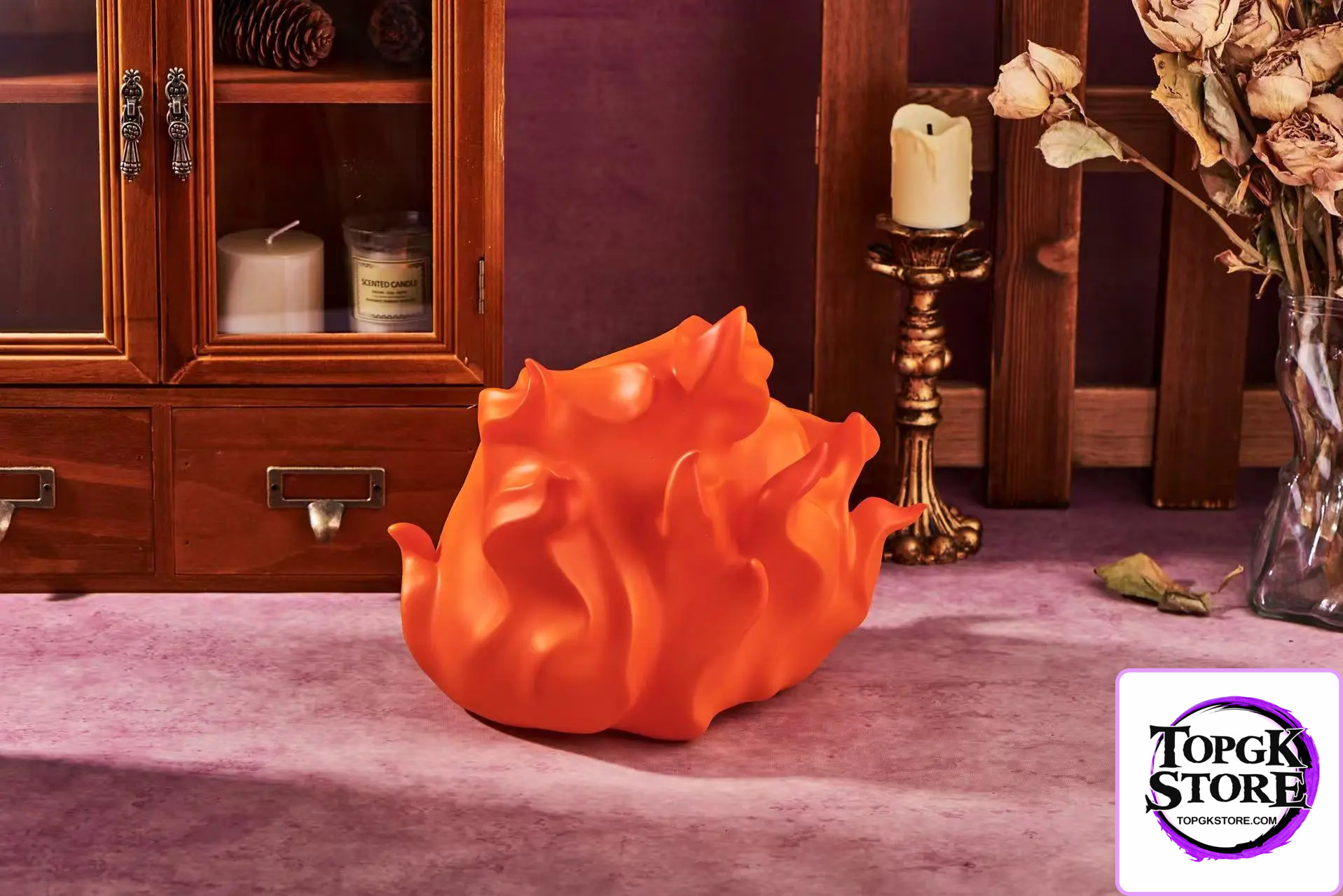 Hit Face Studio – Howl’s Moving Castle Calcifer Pat Light & Coin Bank - Photo 7 | TopGKStore