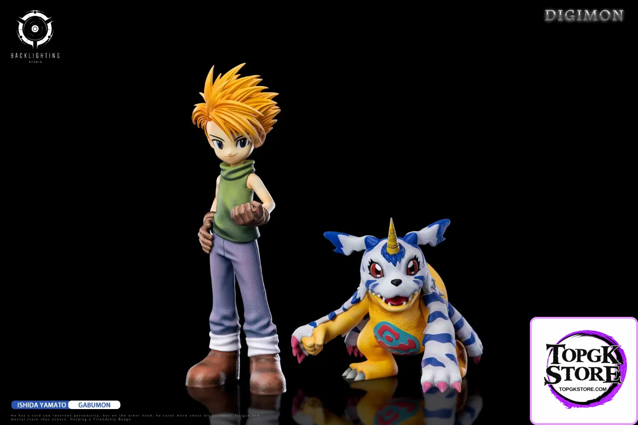 BACKLIGHTING Studio – Digimon Original Character Encyclopedia Resonance Series 01 Yamato & Gabumon - Photo 2 | TopG