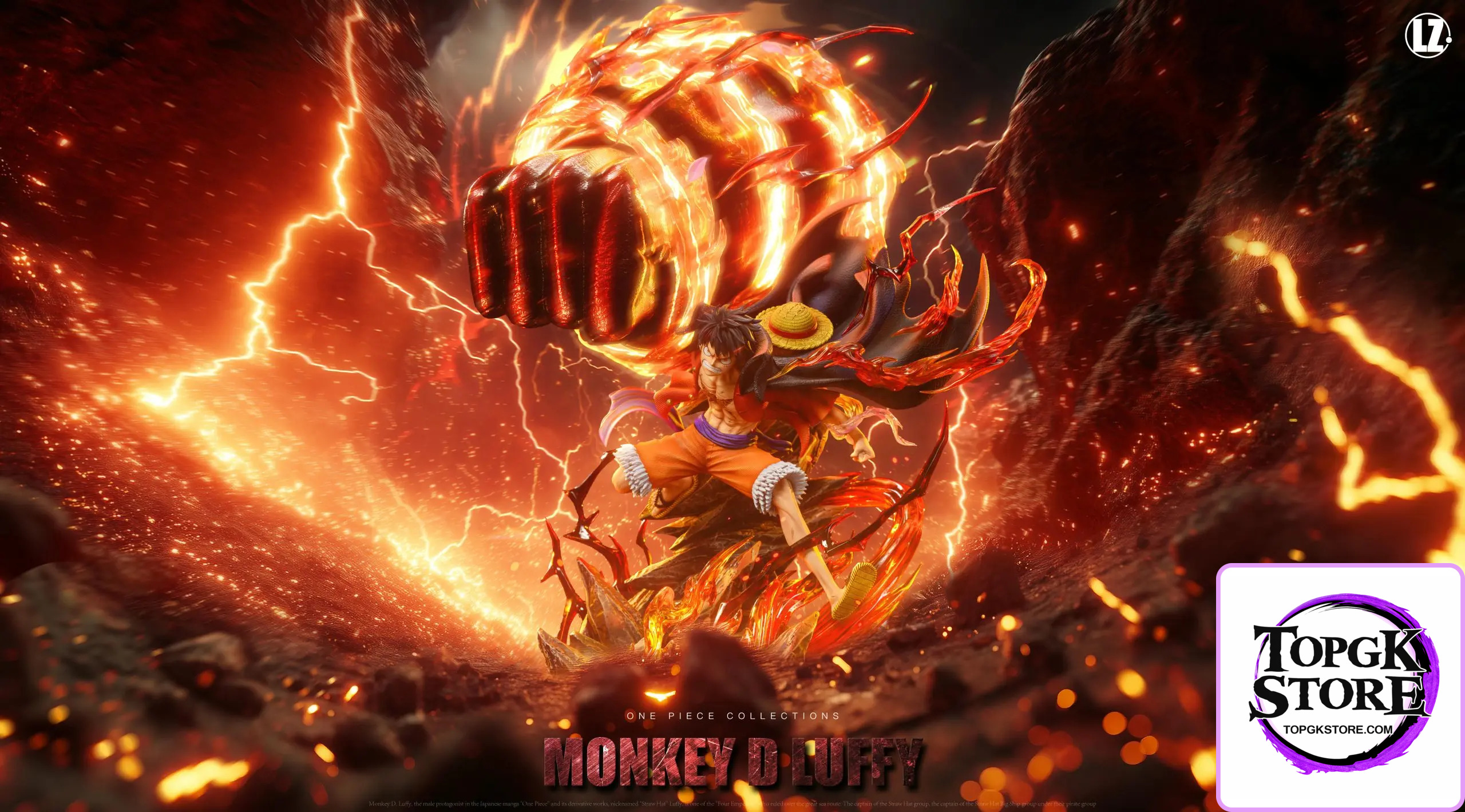 LZ Studio – One Piece Luffy All Forms Resonance Series 04 Gear Third Enka Luffy - Photo 5 | TopGKStore