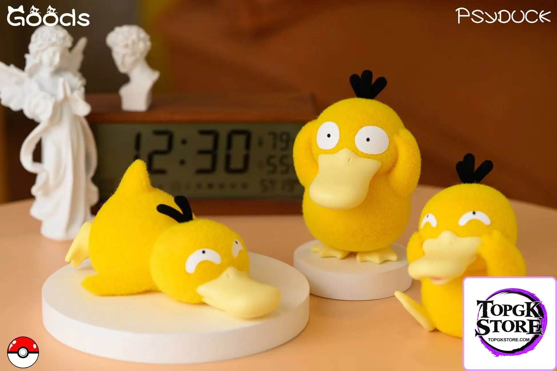 GOODS Studio – Pokémon Plush Series Psyduck Collectible Figure & Trendy Decor - Photo 1 | TopGKStore