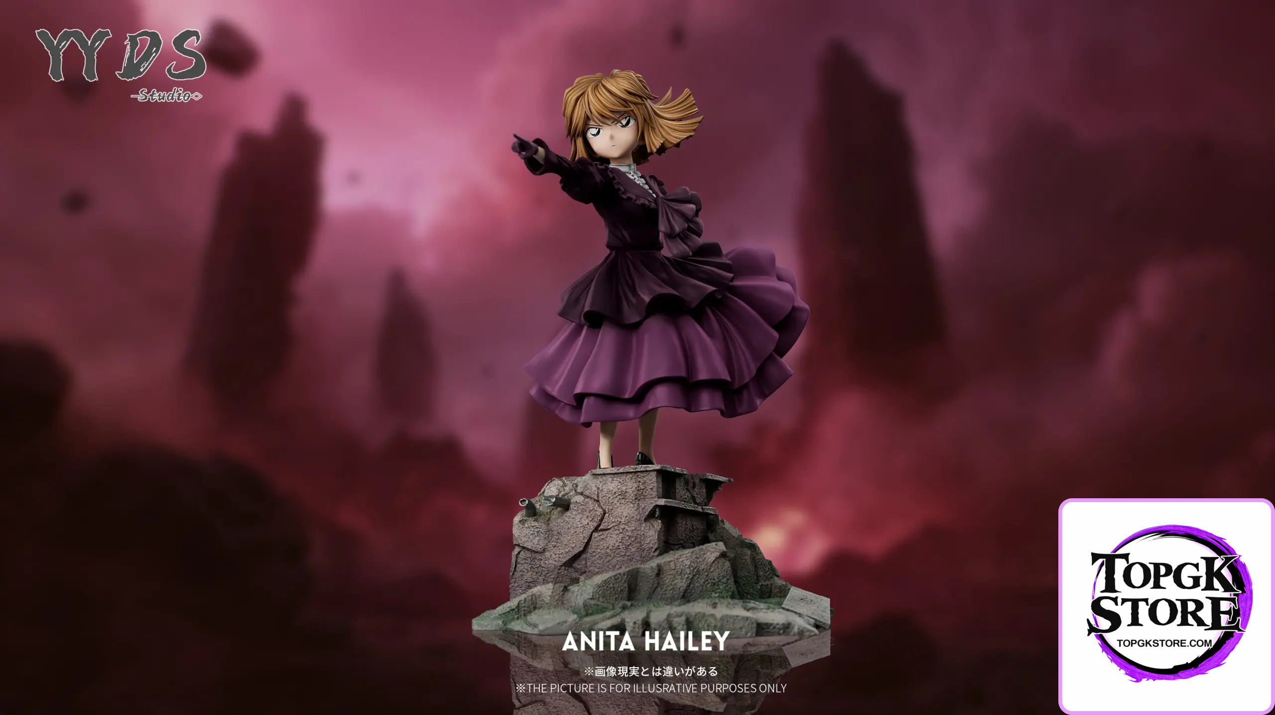 YYDS Studio – Detective Conan Gothic Black Dress Ai Haibara - Photo 1 | TopGKStore