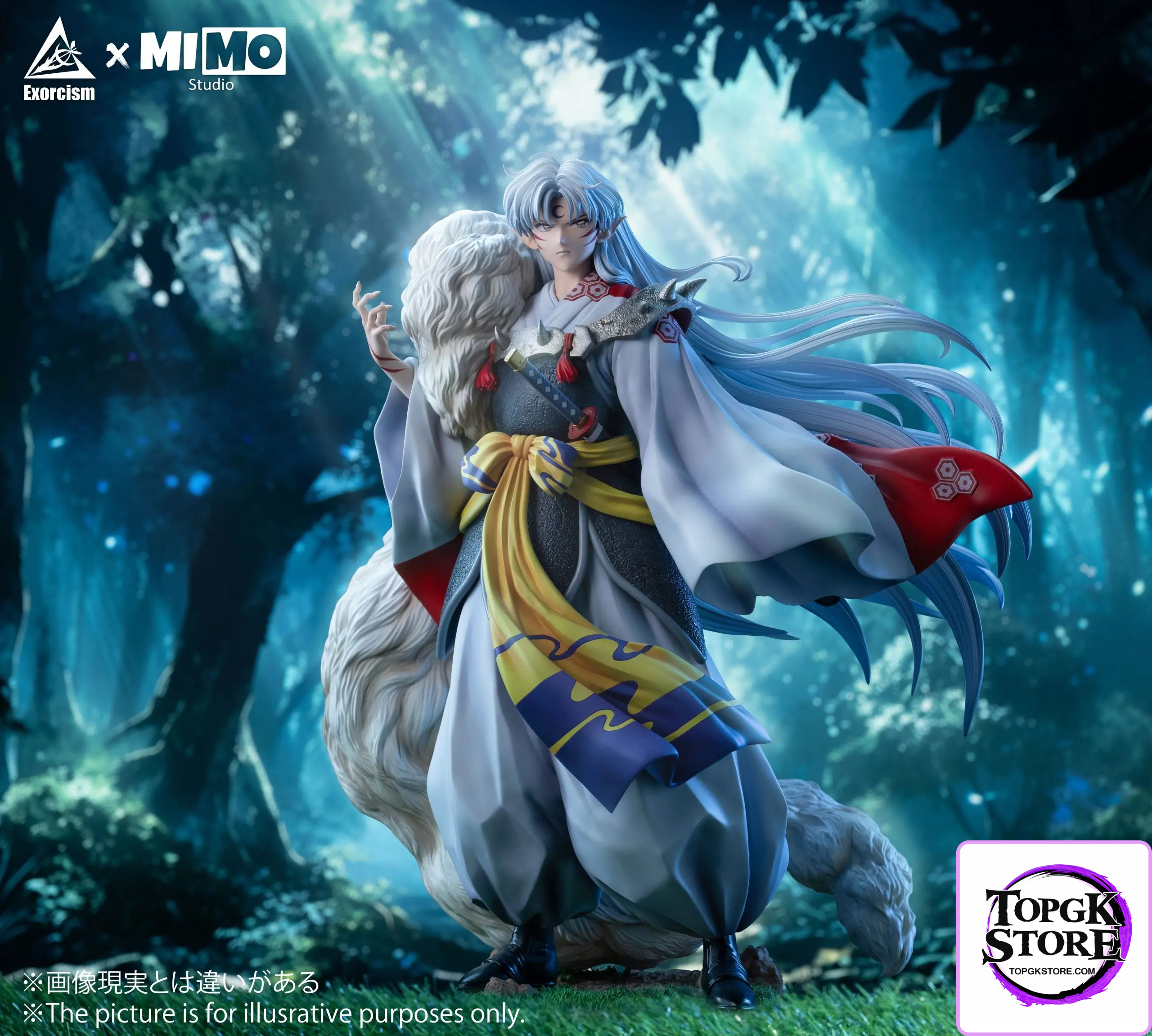 Mimo Studio & Exorcism Studio – Inuyasha Sesshoumaru Statue - Photo 1 | TopGKStore