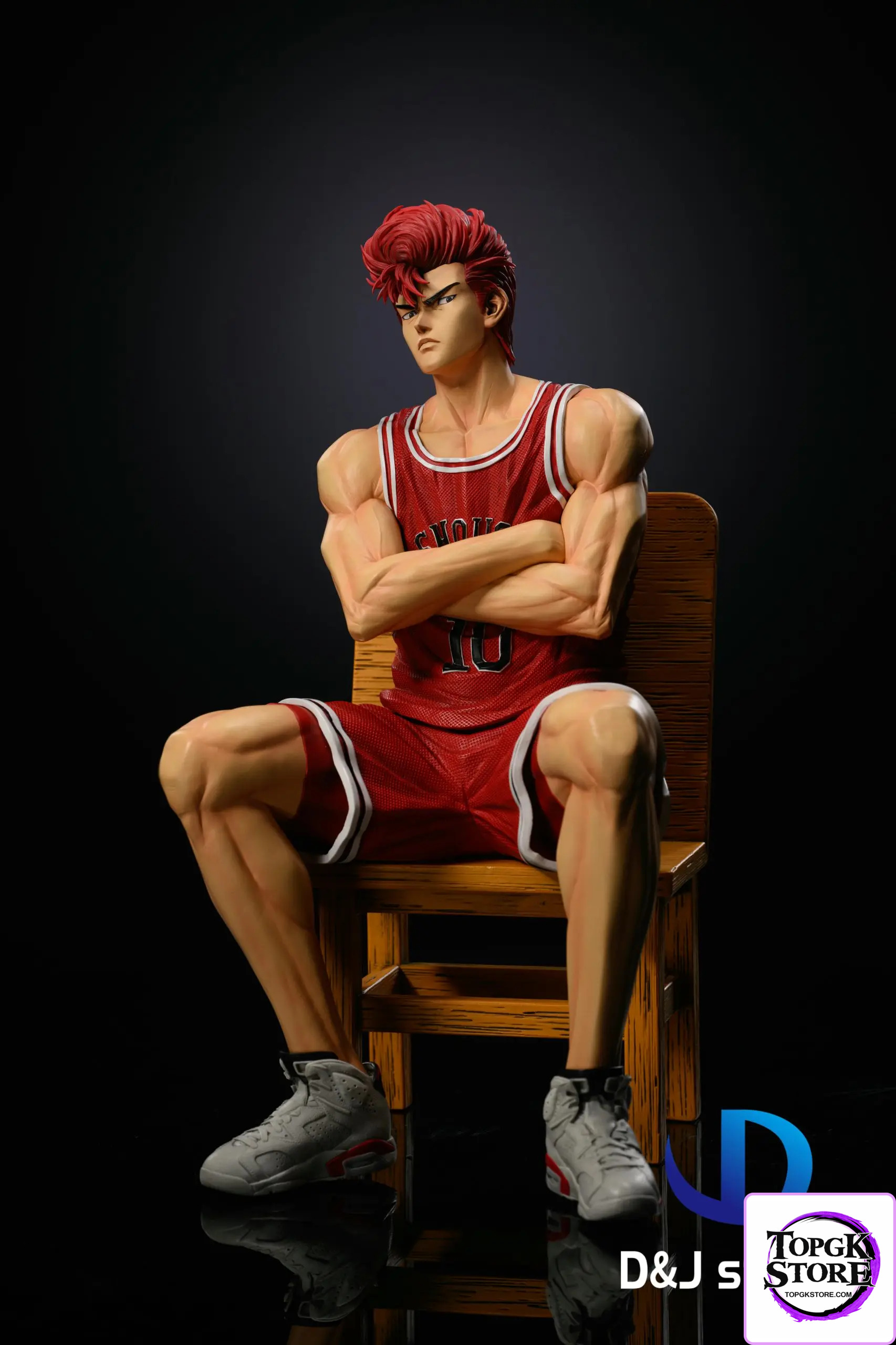 D&J Studio – Slam Dunk Shohoku Sitting Pose Hanamichi Sakuragi & Kaede Rukawa & Ryota Miyagi & Hisashi
