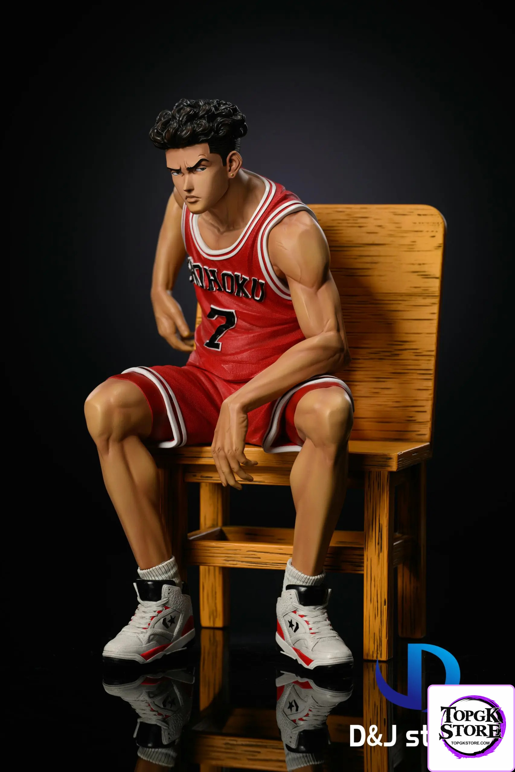 D&J Studio – Slam Dunk Shohoku Sitting Pose Hanamichi Sakuragi & Kaede Rukawa & Ryota Miyagi & Hisashi 