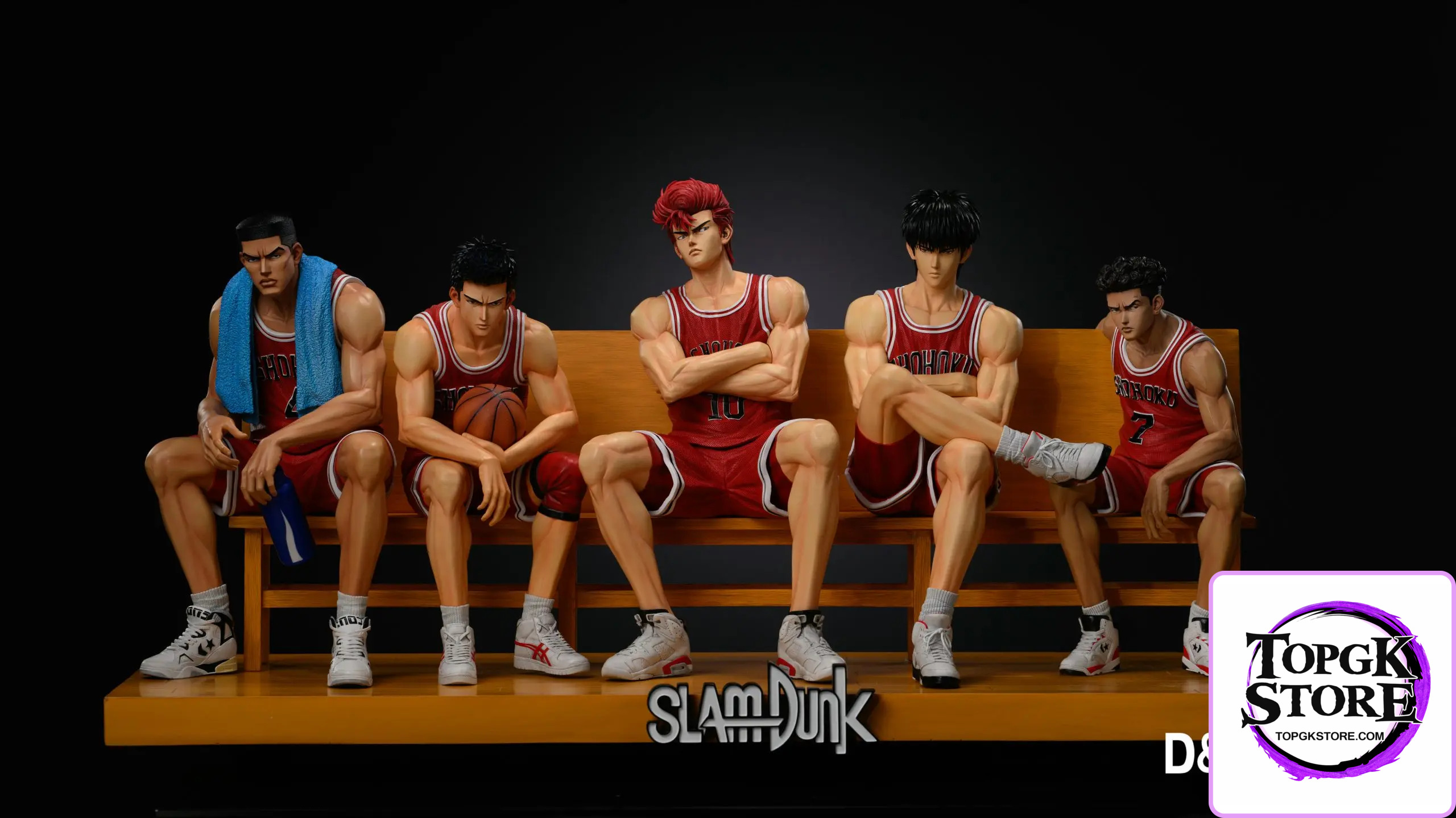 D&J Studio – Slam Dunk Shohoku Sitting Pose Hanamichi Sakuragi & Kaede Rukawa & Ryota Miyagi & Hisashi 