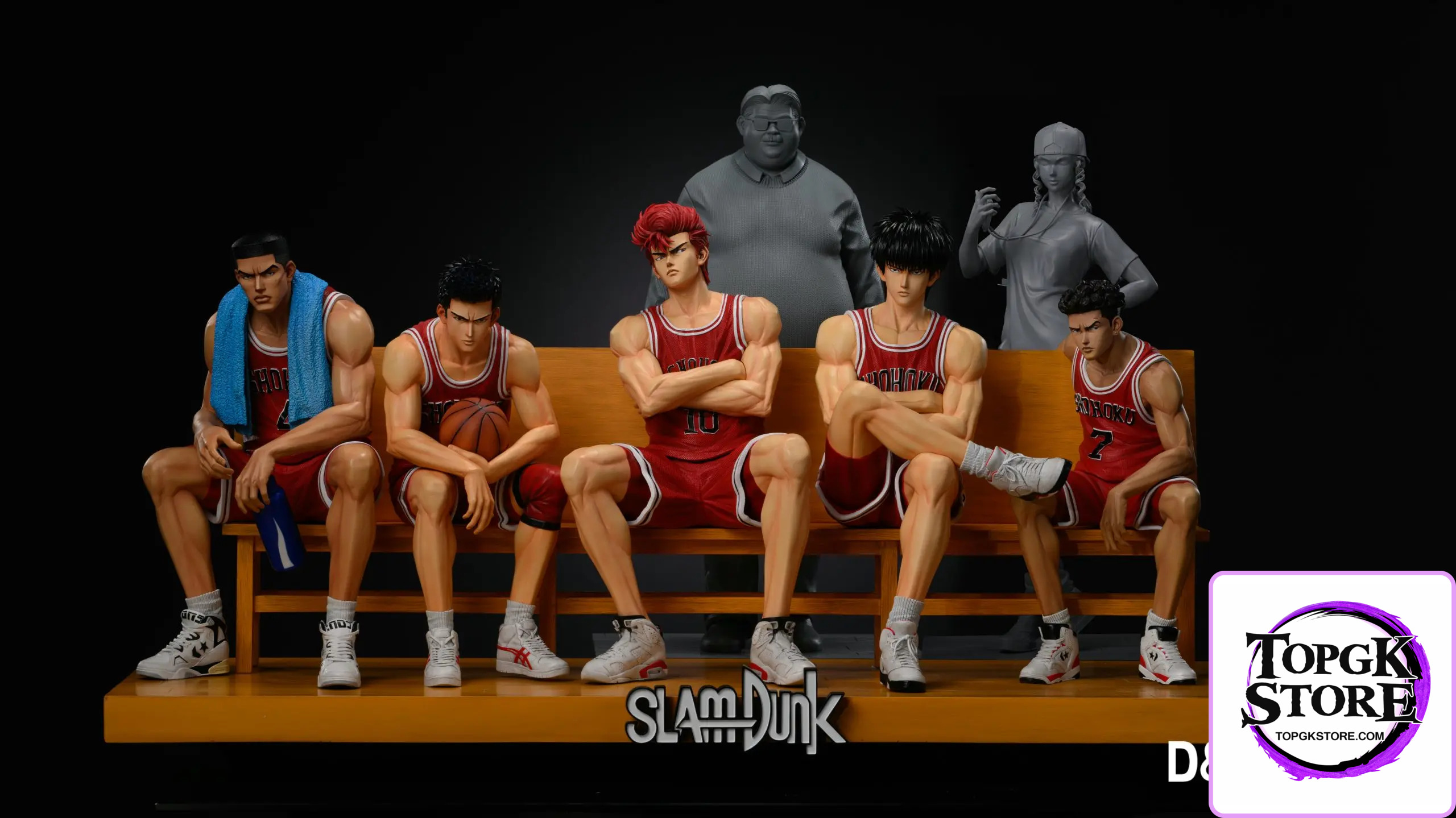 D&J Studio – Slam Dunk Shohoku Sitting Pose Hanamichi Sakuragi & Kaede Rukawa & Ryota Miyagi & Hisashi