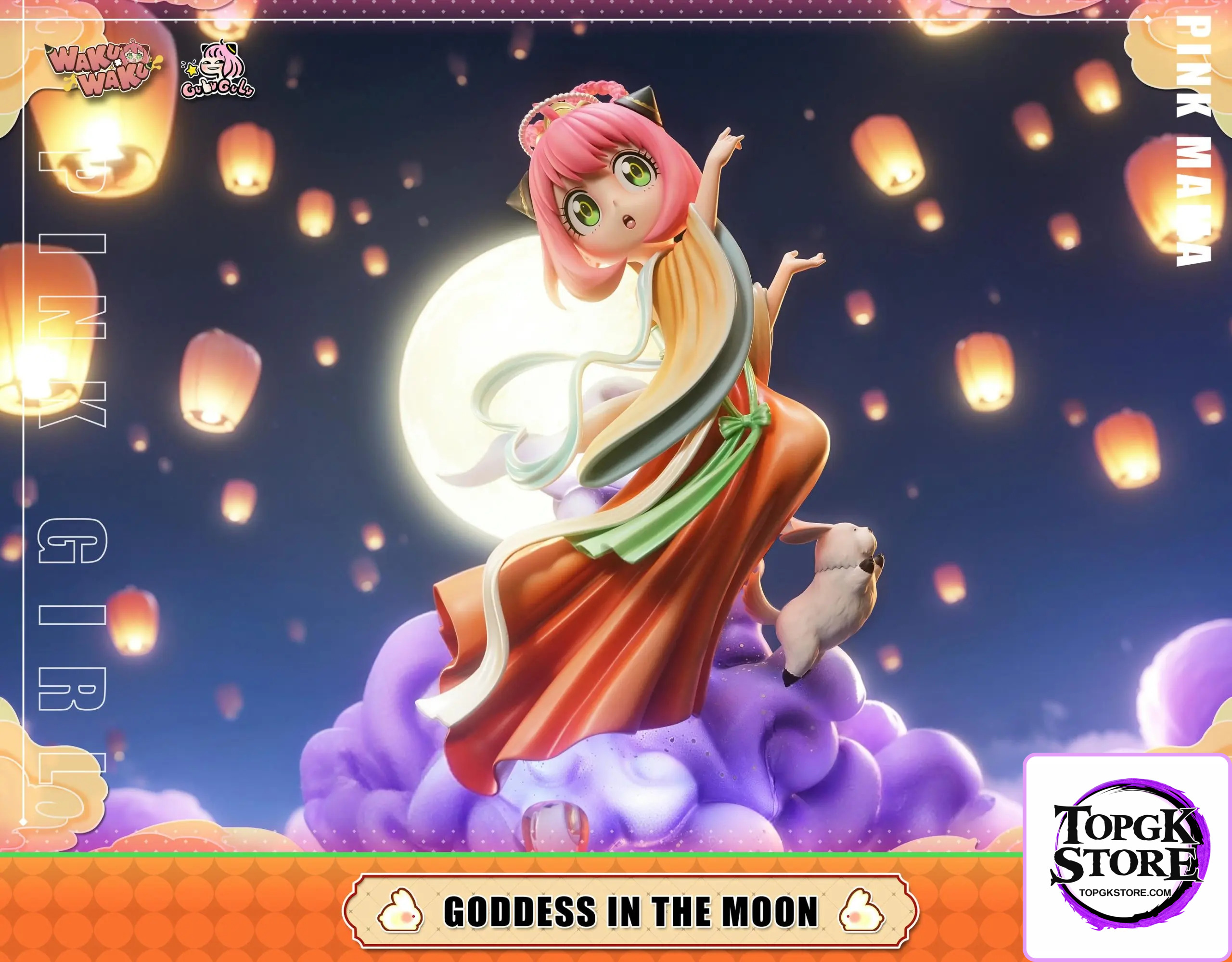 WakuWaku Studio – Spy x Family Anya Cosplaying as Chang’e - Photo 1 | TopGKStore