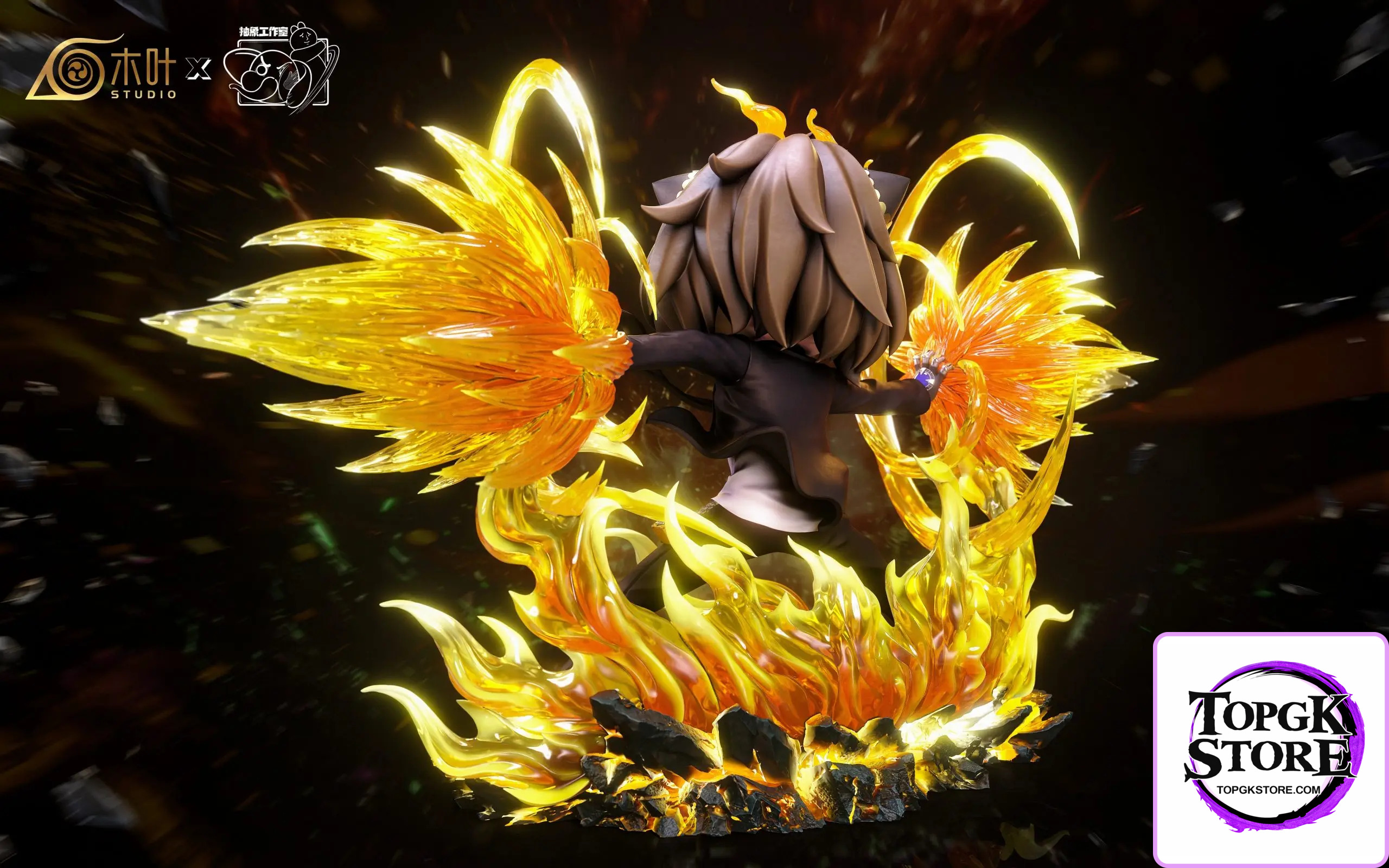 Konoha Studio & Chou Xiang Studio – Katekyo Hitman Reborn Tsunayoshi Sawada and Anya cos Tsunayoshi X-Burner - Pho