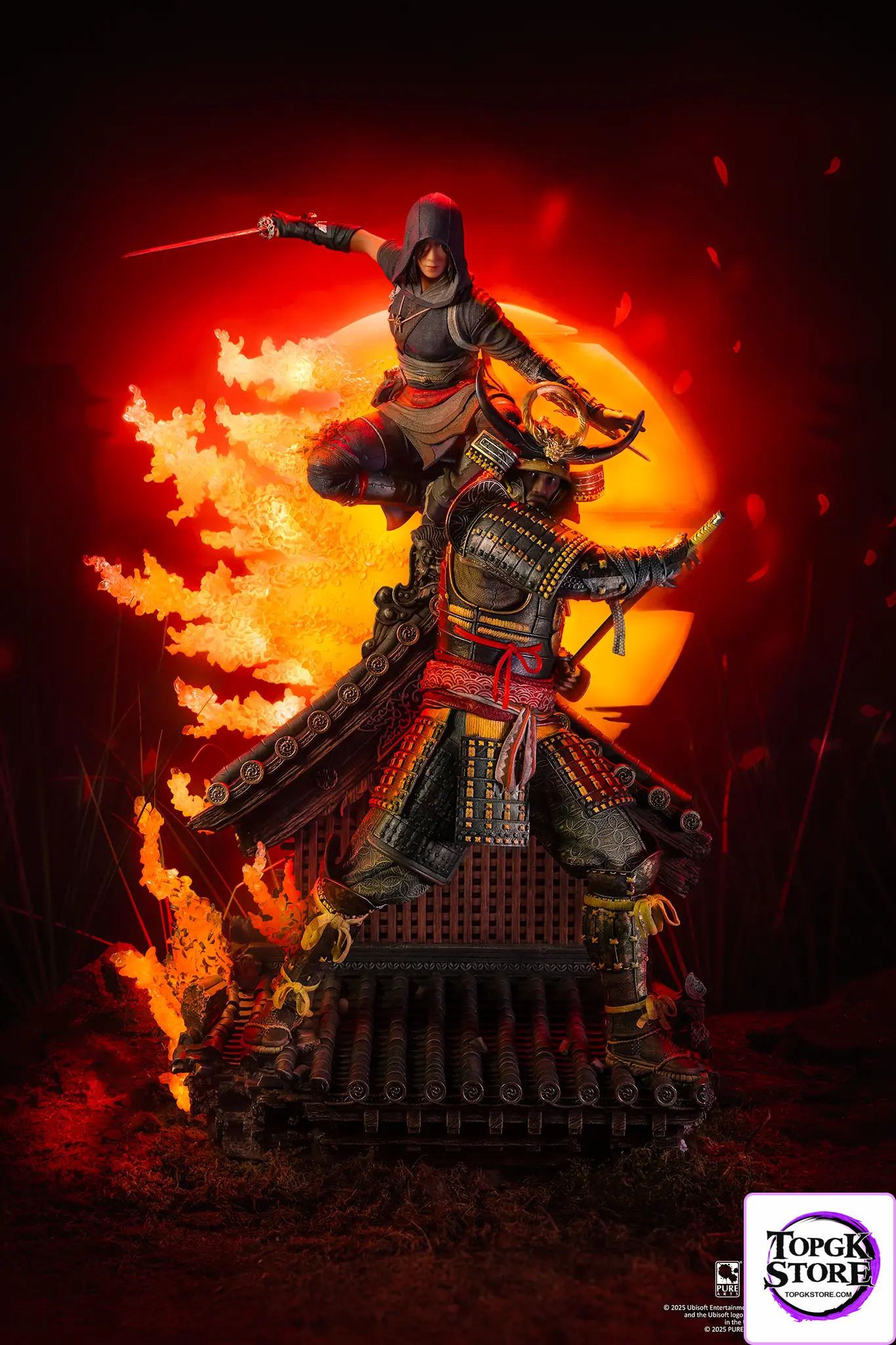 PureArts Studio – Assassin’s Creed Shadows Animus NAOE & Yasuke 1/4 Scale Statue (Licensed) - Photo 1 | TopGK