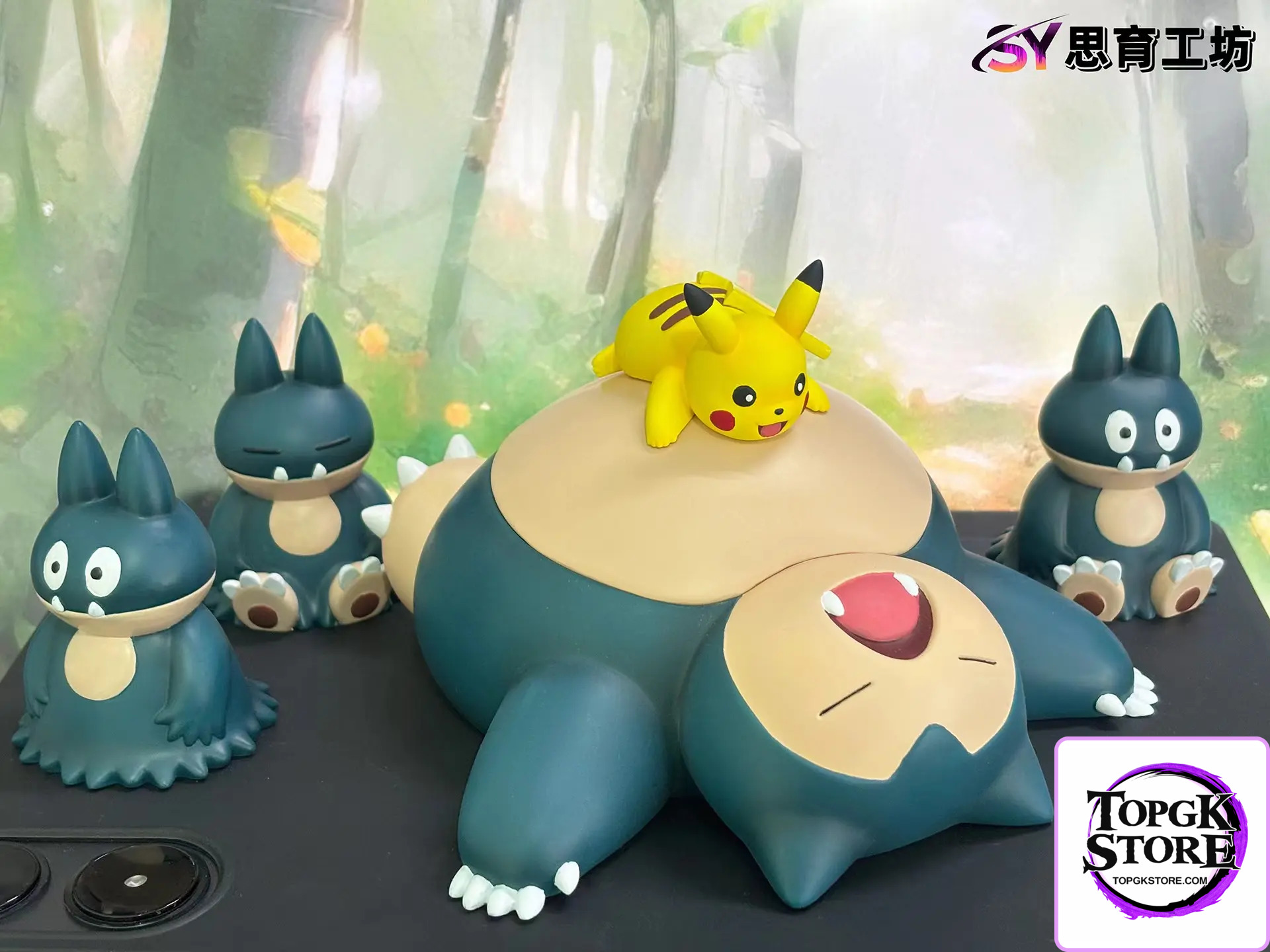SY Studio – Pokémon Snorlax Family Nap Time - Photo 1 | TopGKStore