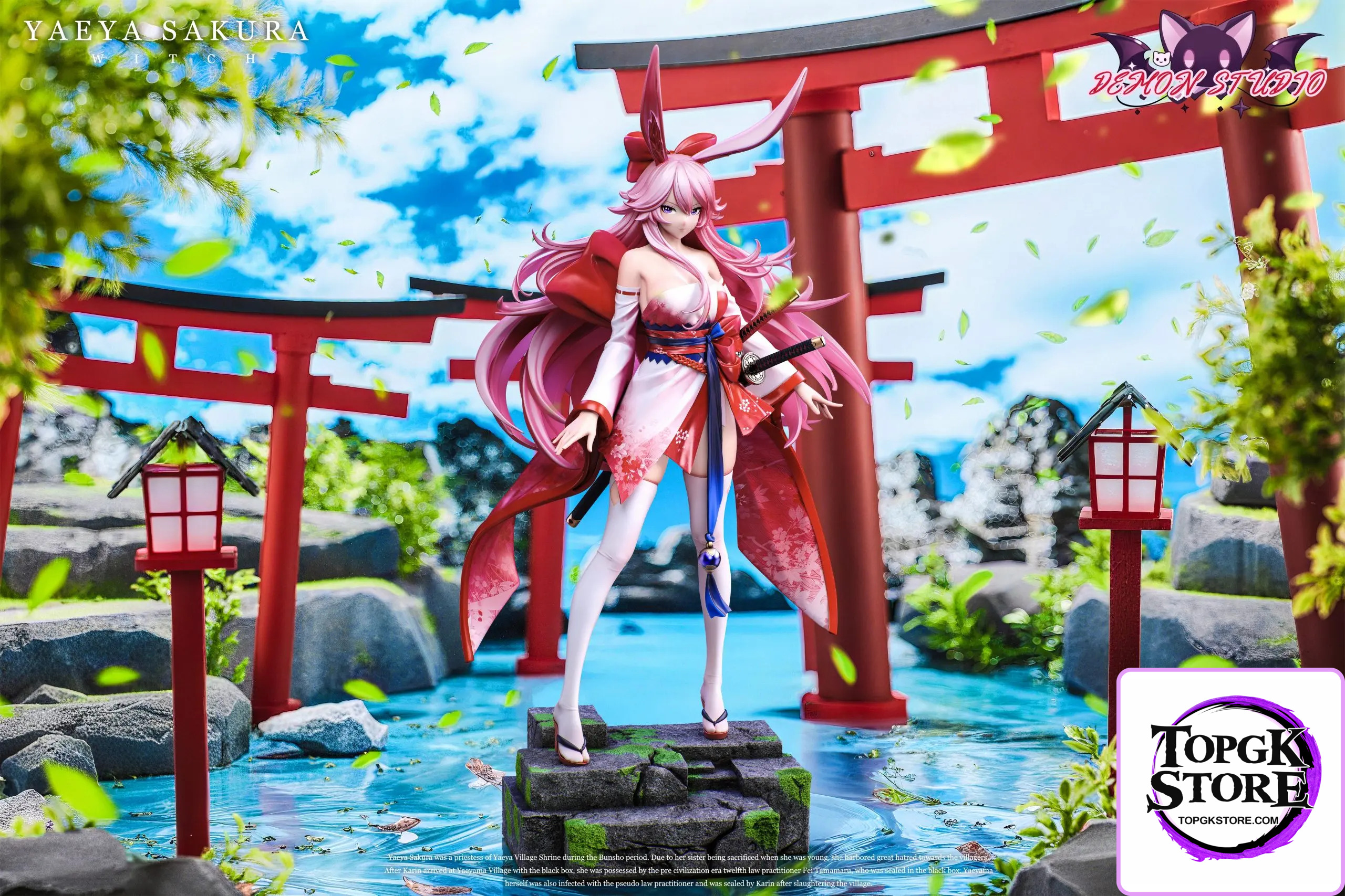 Demon Studio – Honkai Impact 3 Pink Hair Witch Yae Sakura - Photo 1 | TopGKStore