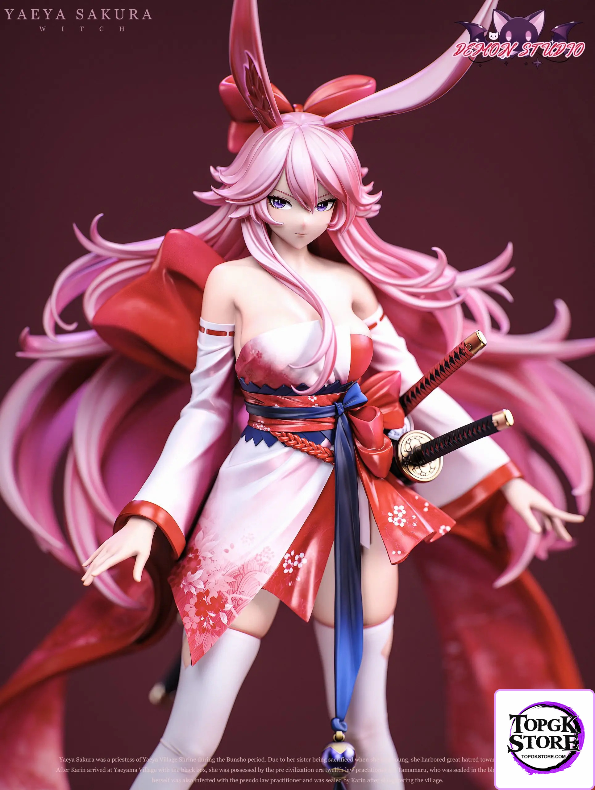 Demon Studio – Honkai Impact 3 Pink Hair Witch Yae Sakura - Photo 2 | TopGKStore