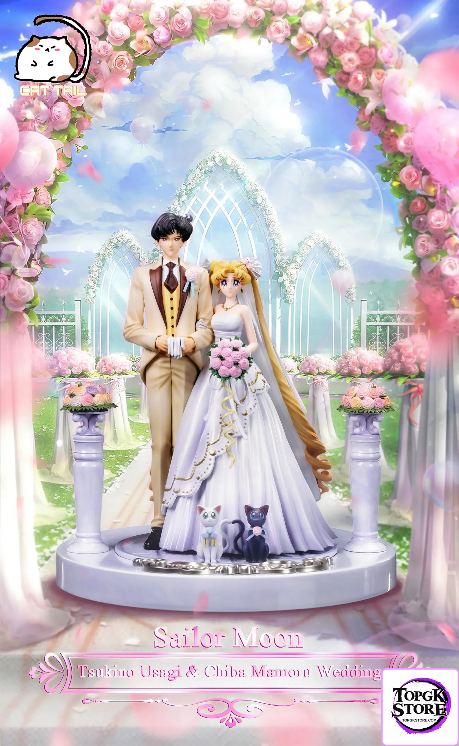 CAT TAIL Studio – Sailor Moon Wedding Couple Series Tsukino Usagi & Mamoru Chiba’s Wedding - Photo 2 | TopGKS