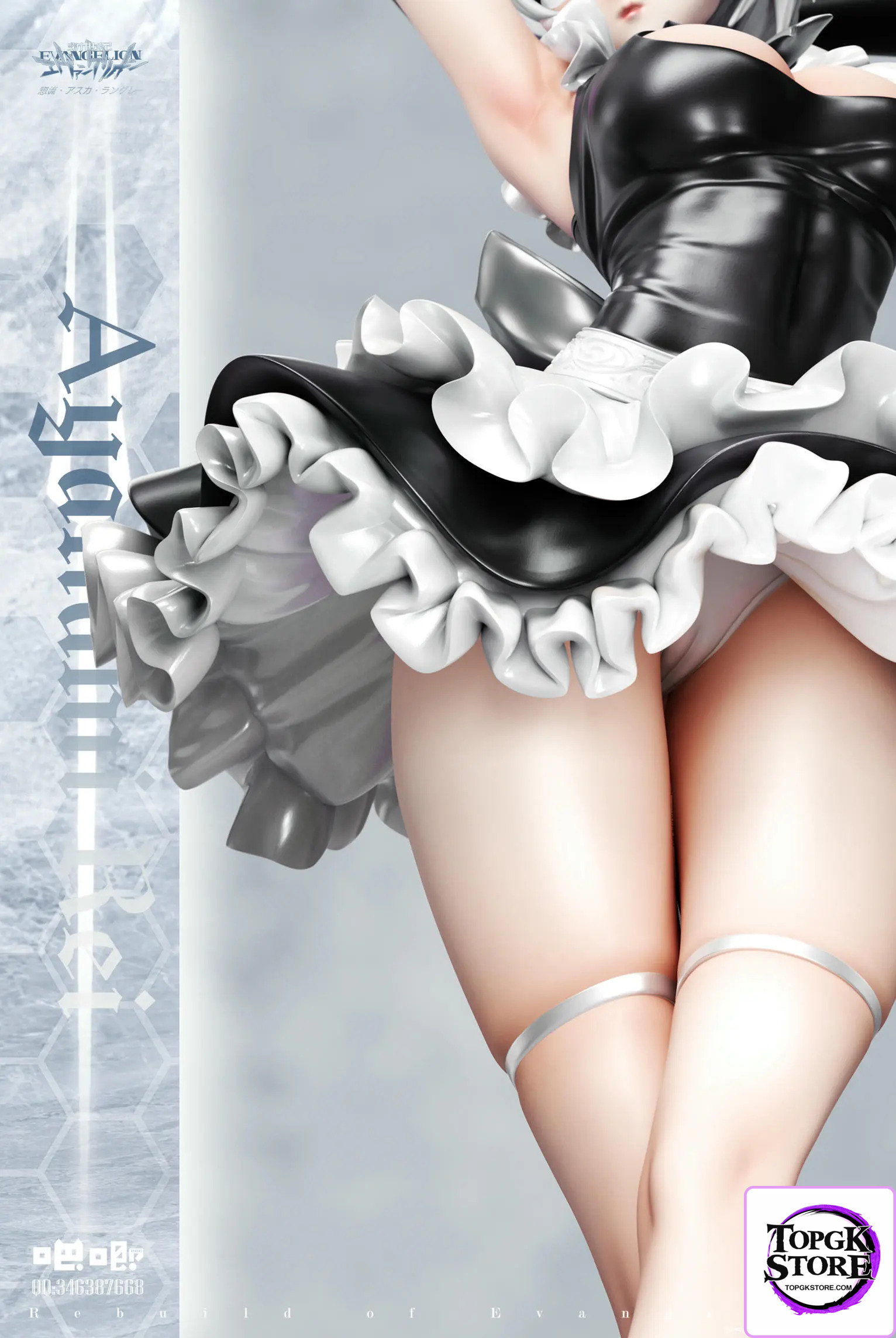 Ba Ji Studio – Neon Genesis Evangelion EVA Maid Series 02 Ayanami Rei - Photo 5 | TopGKStore