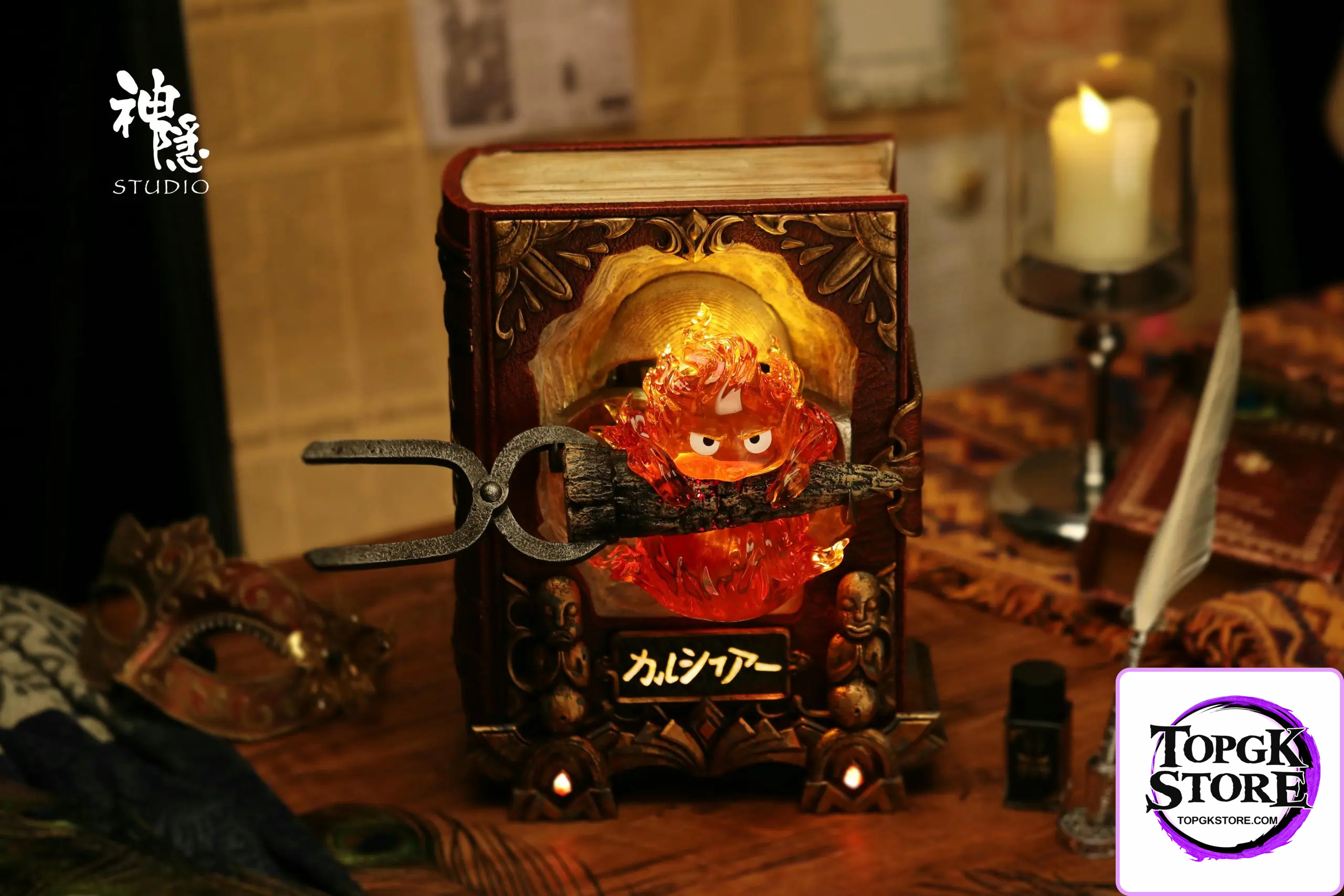 Shen Yin Studio – Howl’s Moving Castle Encounter Series The Pact Tome Calcifer - Photo 1 | TopGKStore