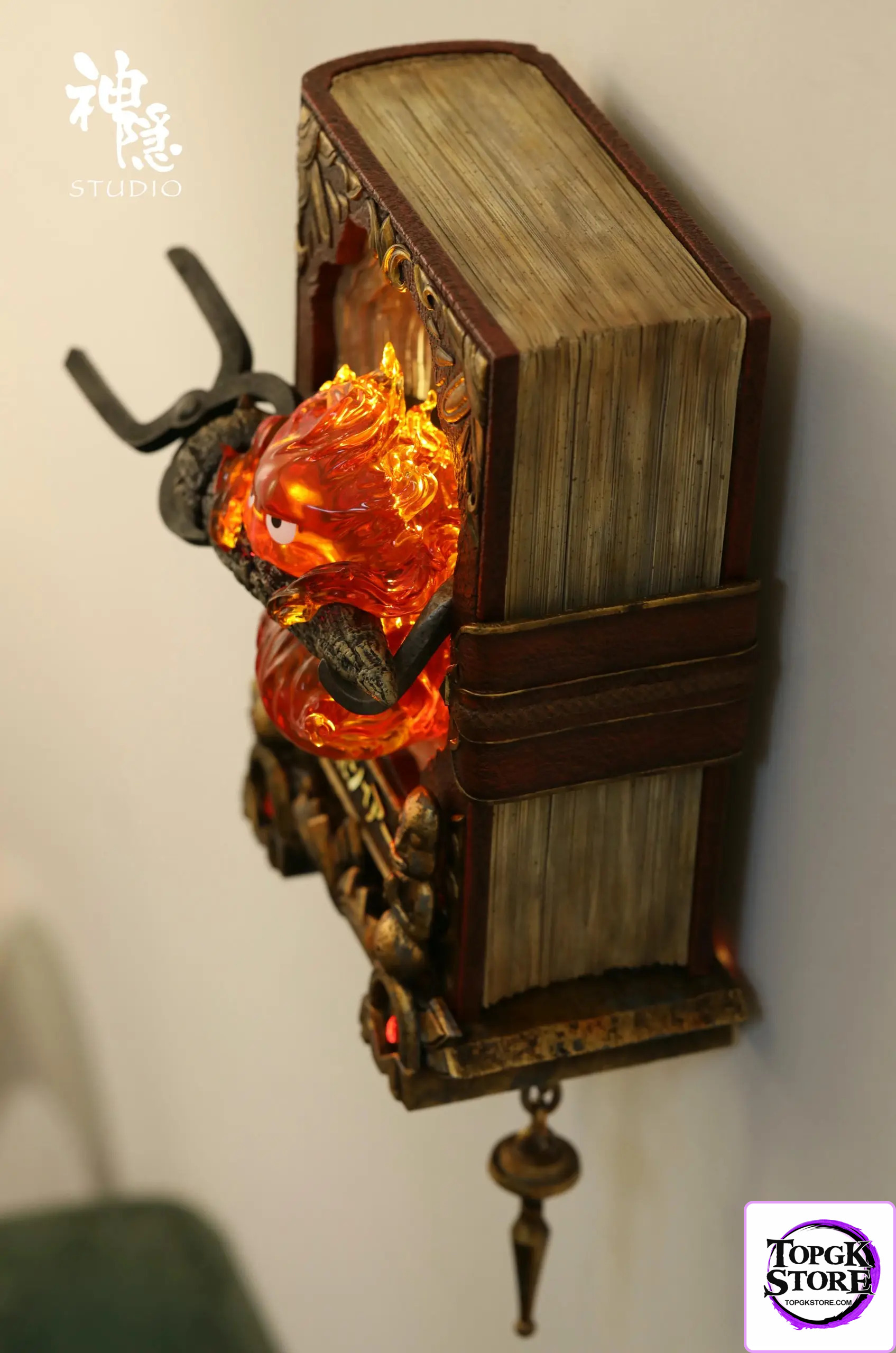 Shen Yin Studio – Howl’s Moving Castle Encounter Series The Pact Tome Calcifer - Photo 4 | TopGKStore