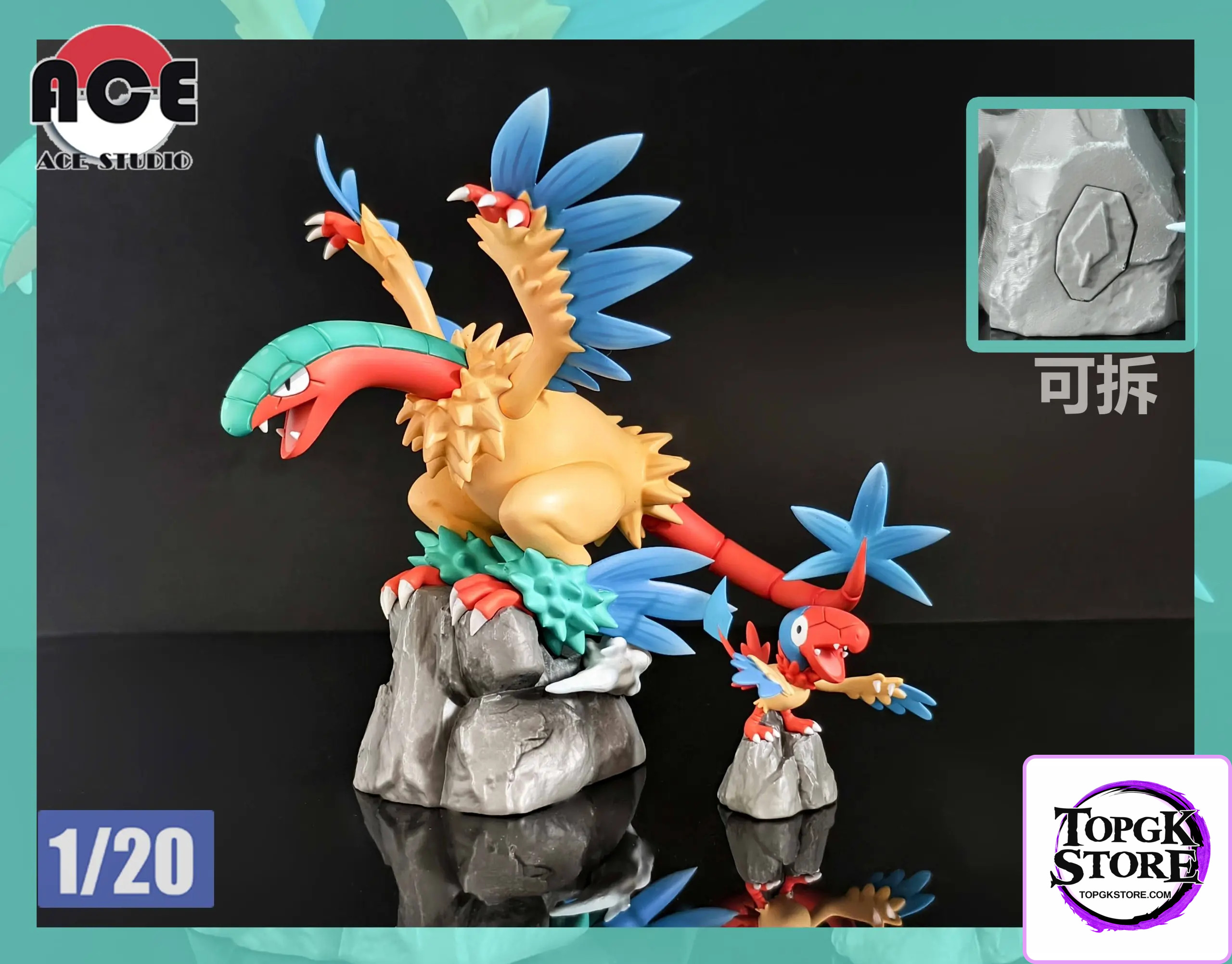 ACE Studio – Pokémon Fossil Series Archeops Set - Photo 1 | TopGKStore