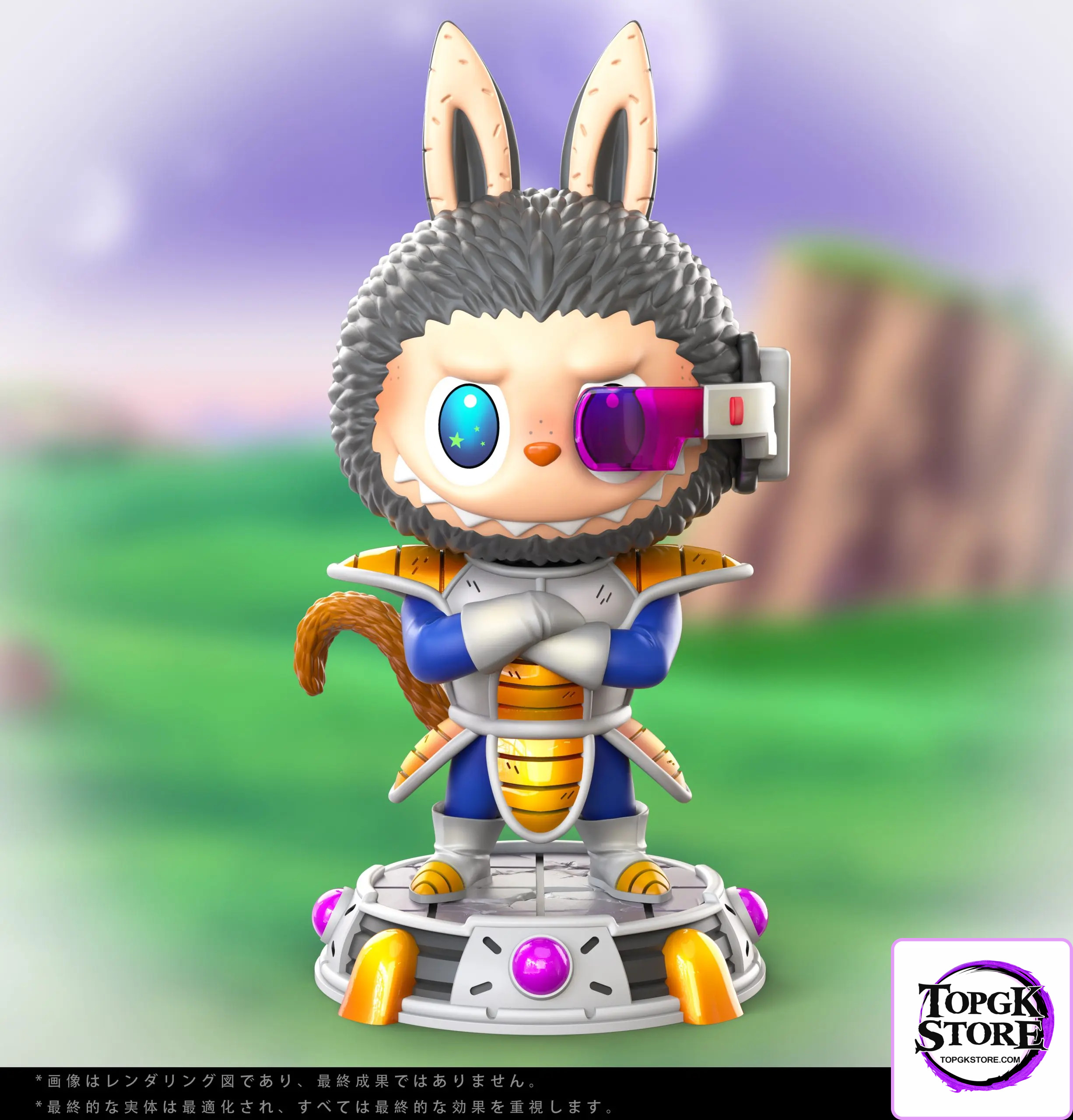 KOK Studio – Labubu BUBU Series #3 Labubu cos Vegeta - Photo 1 | TopGKStore